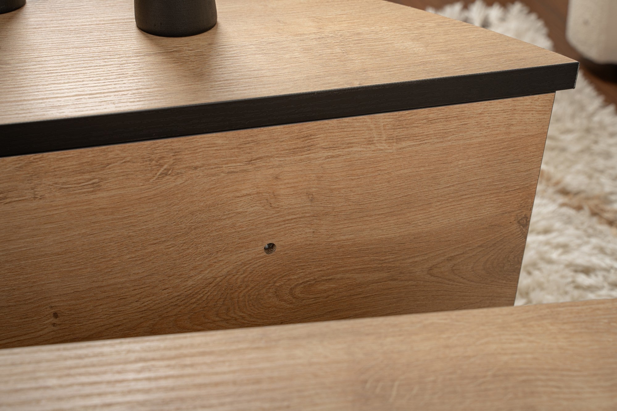 Stolić za kavu Orion - Honey Oak, Black | AG-vitahome.hr