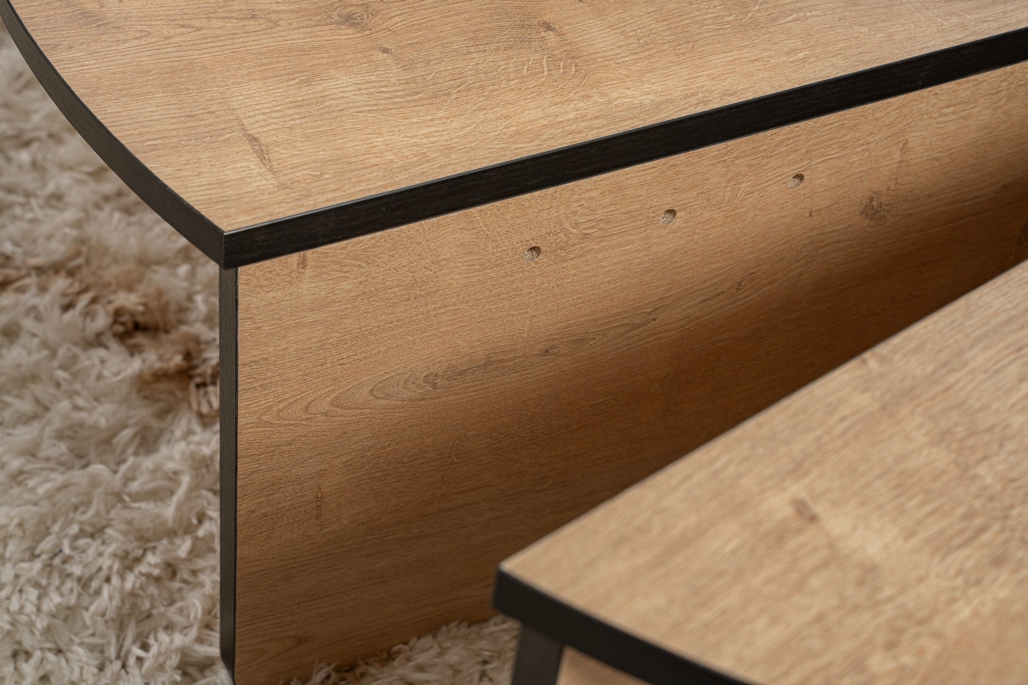 Stolić za kavu Orion - Honey Oak, Black | AG-vitahome.hr