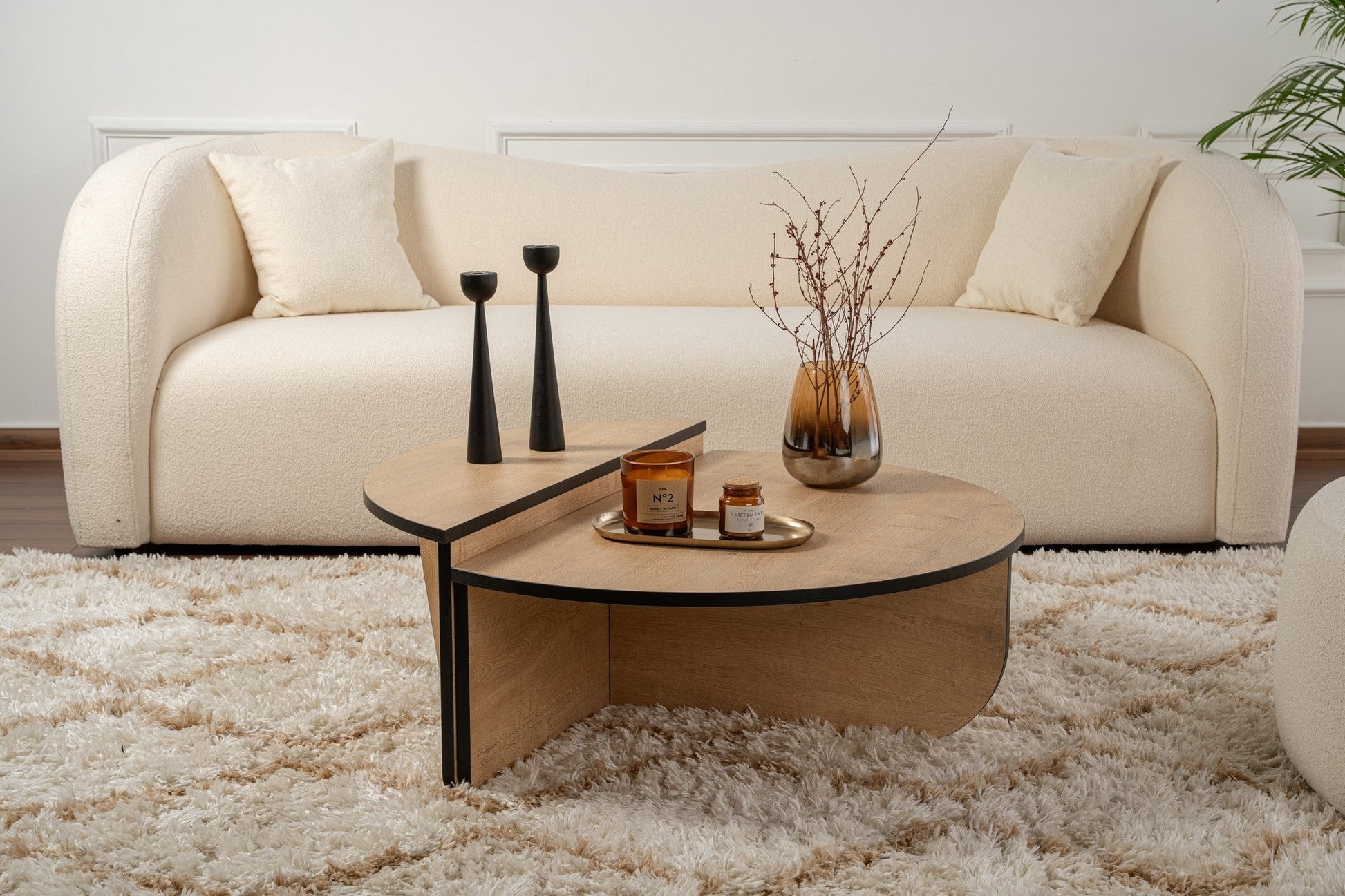 Stolić za kavu Orion - Honey Oak, Black | AG-vitahome.hr