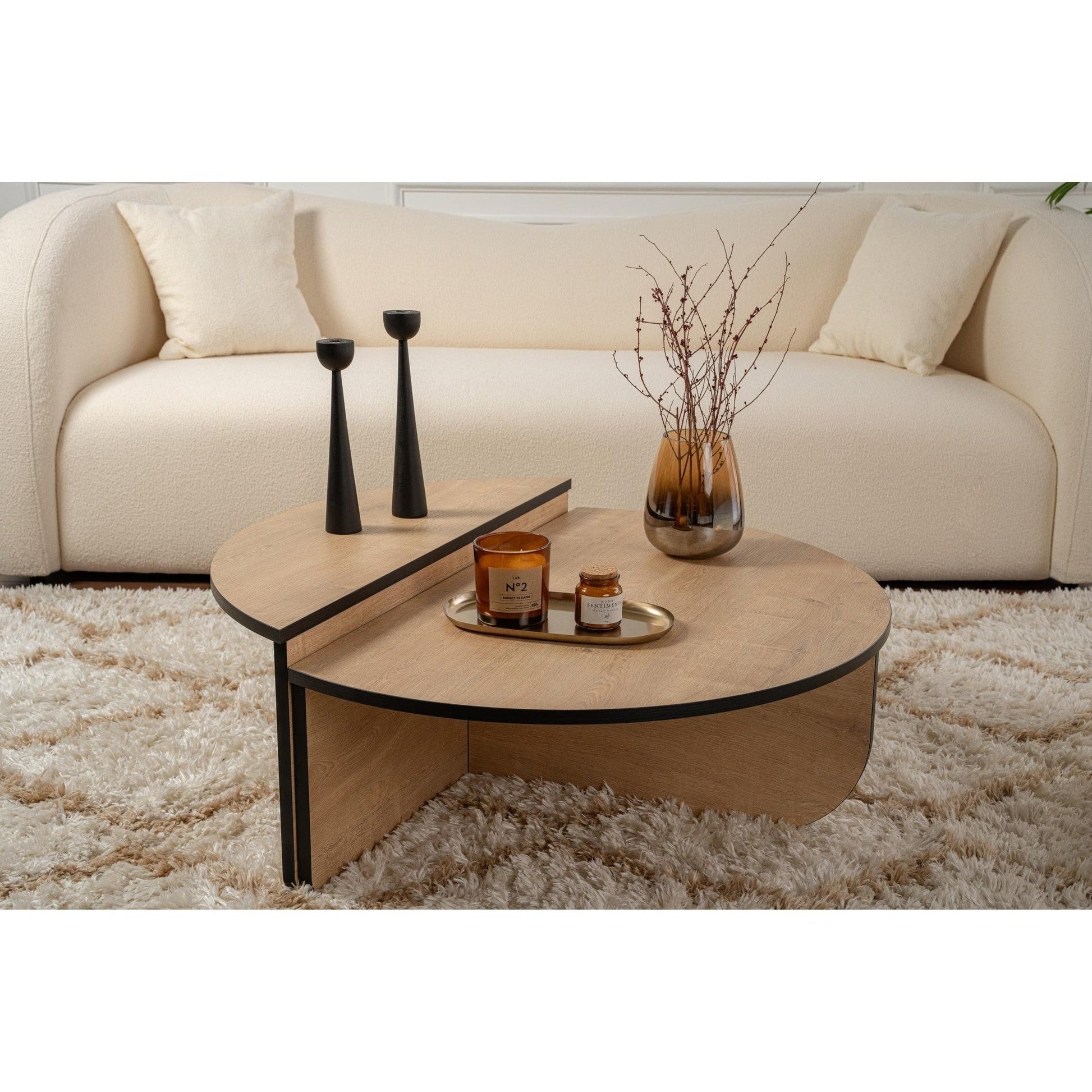 Stolić za kavu Orion - Honey Oak, Black | AG-vitahome.hr