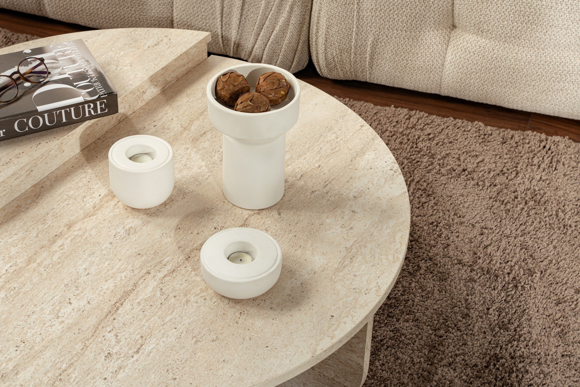 Stolić za kavu Orion - Travertine | AG-vitahome.hr