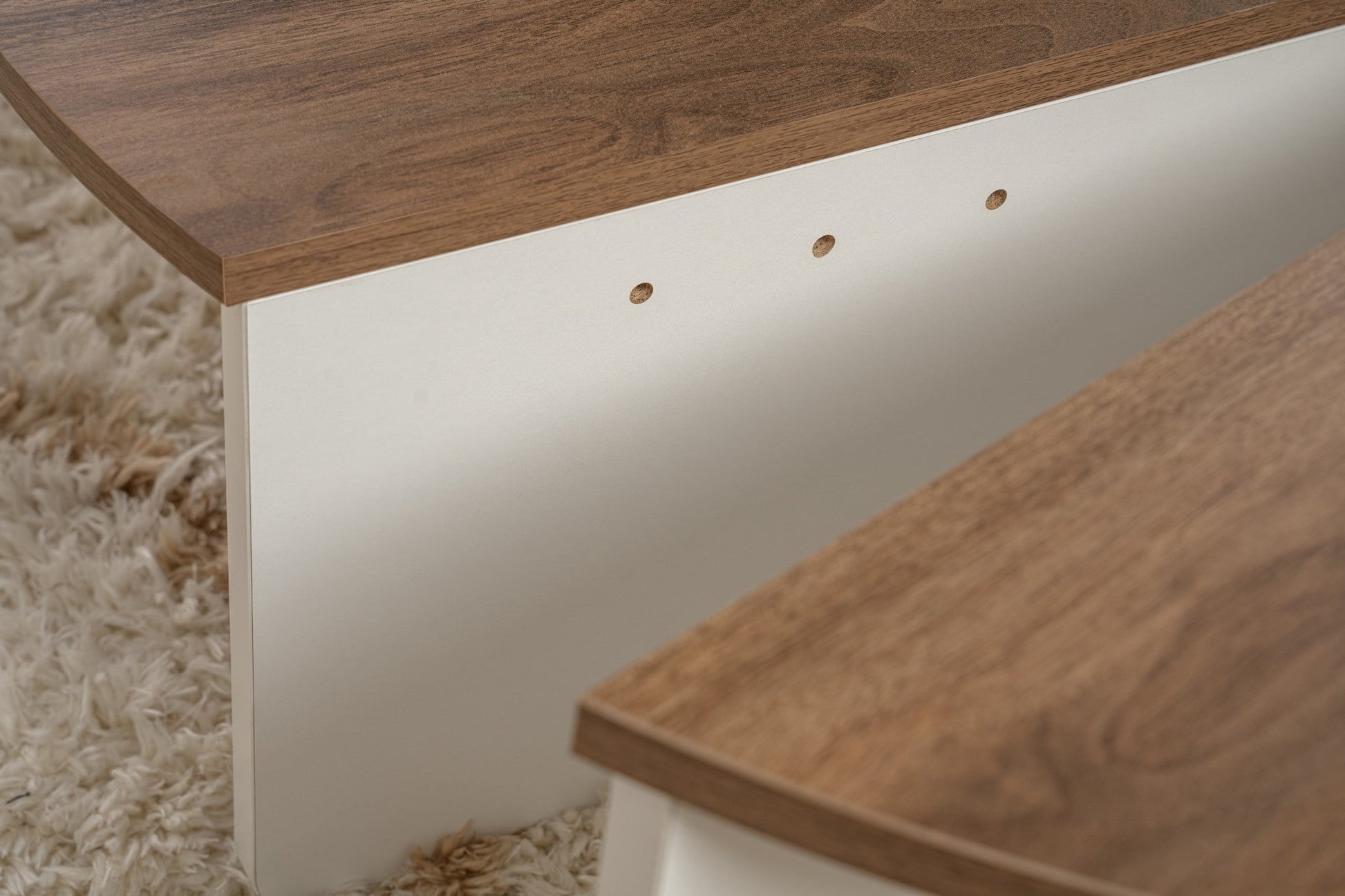 Stolić za kavu Orion - Walnut, White | AG-vitahome.hr
