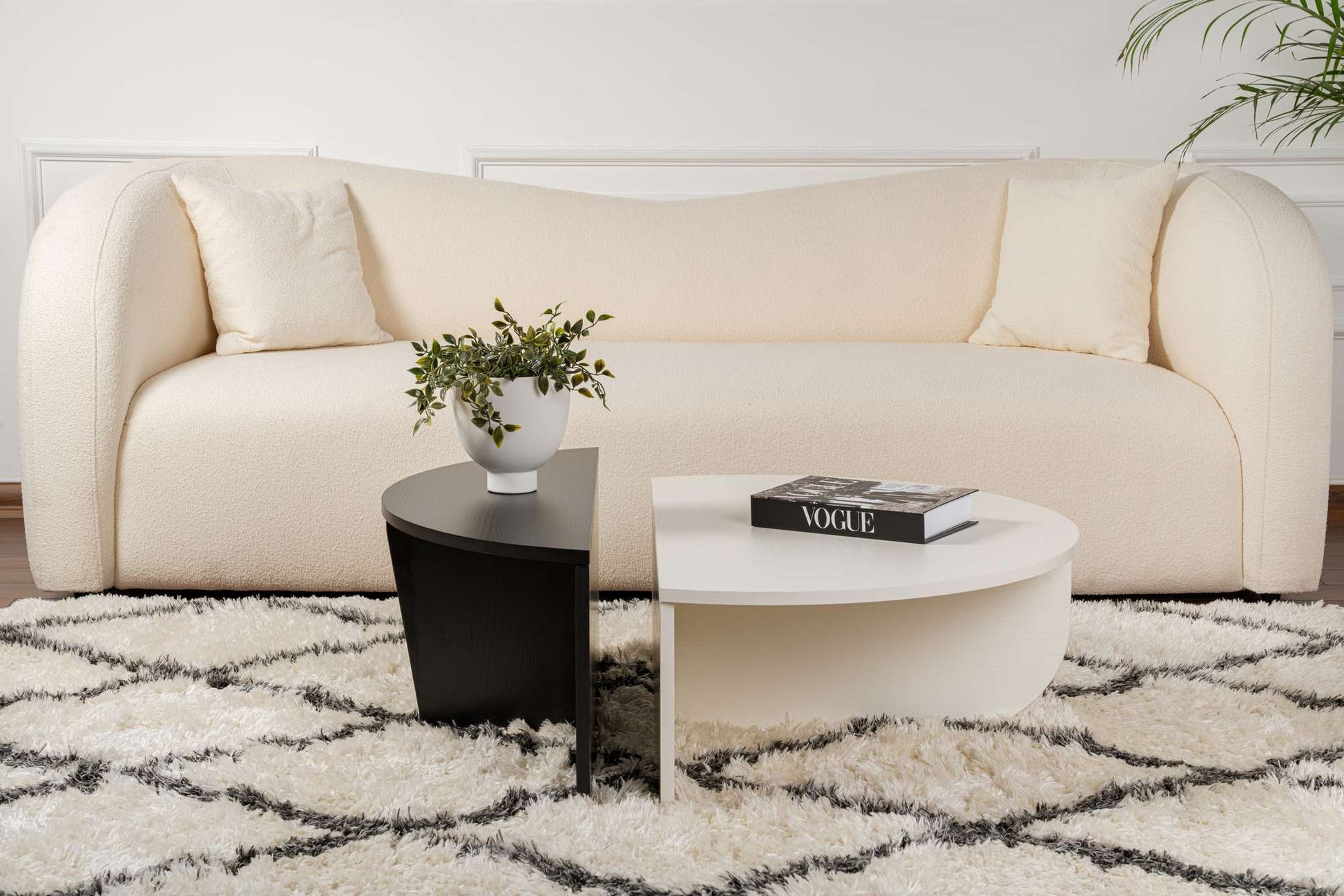 Stolić za kavu Orion - Wood White, Wood Black | AG-vitahome.hr