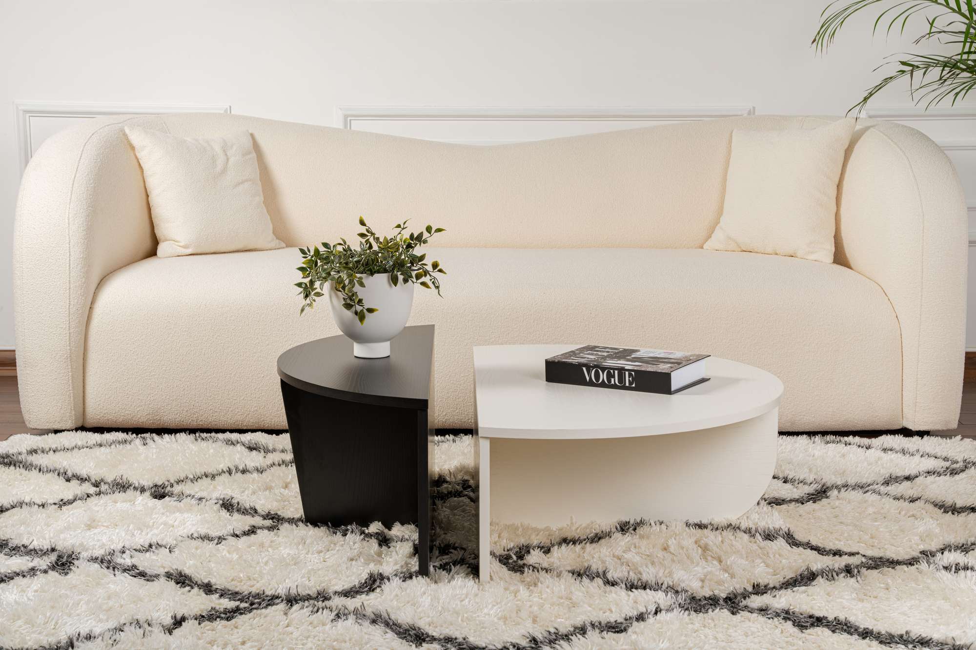 Stolić za kavu Orion - Wood White, Wood Black | AG-vitahome.hr