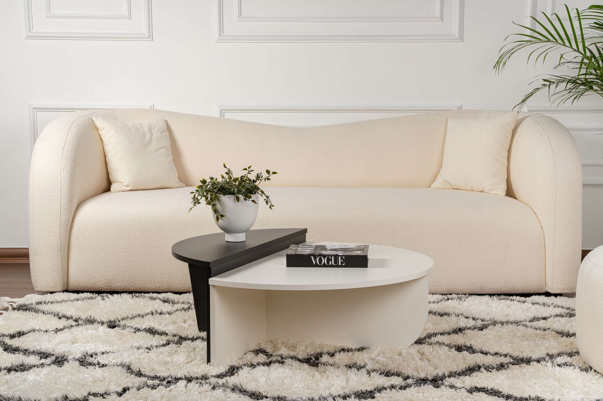 Stolić za kavu Orion - Wood White, Wood Black | AG-vitahome.hr