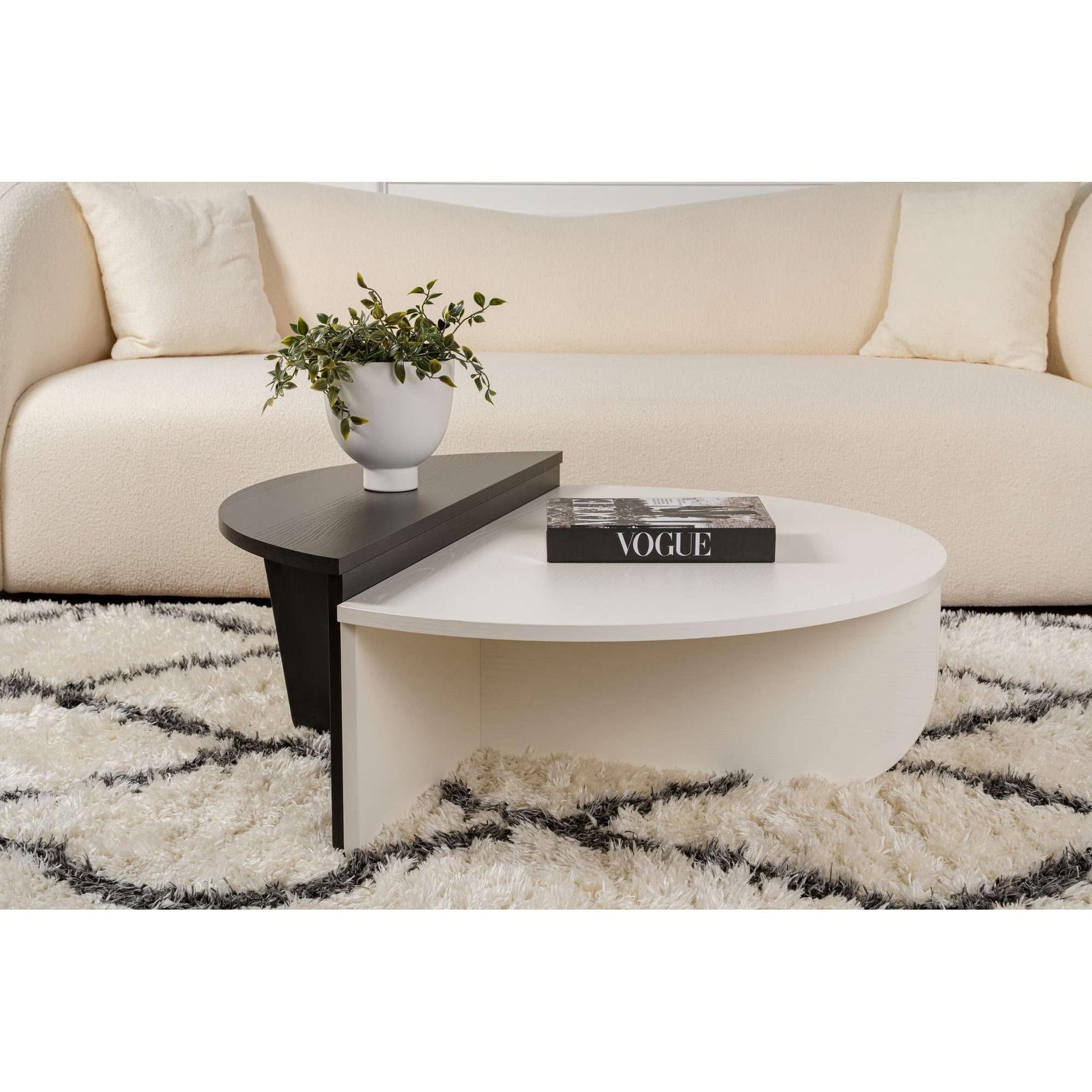 Stolić za kavu Orion - Wood White, Wood Black | AG-vitahome.hr