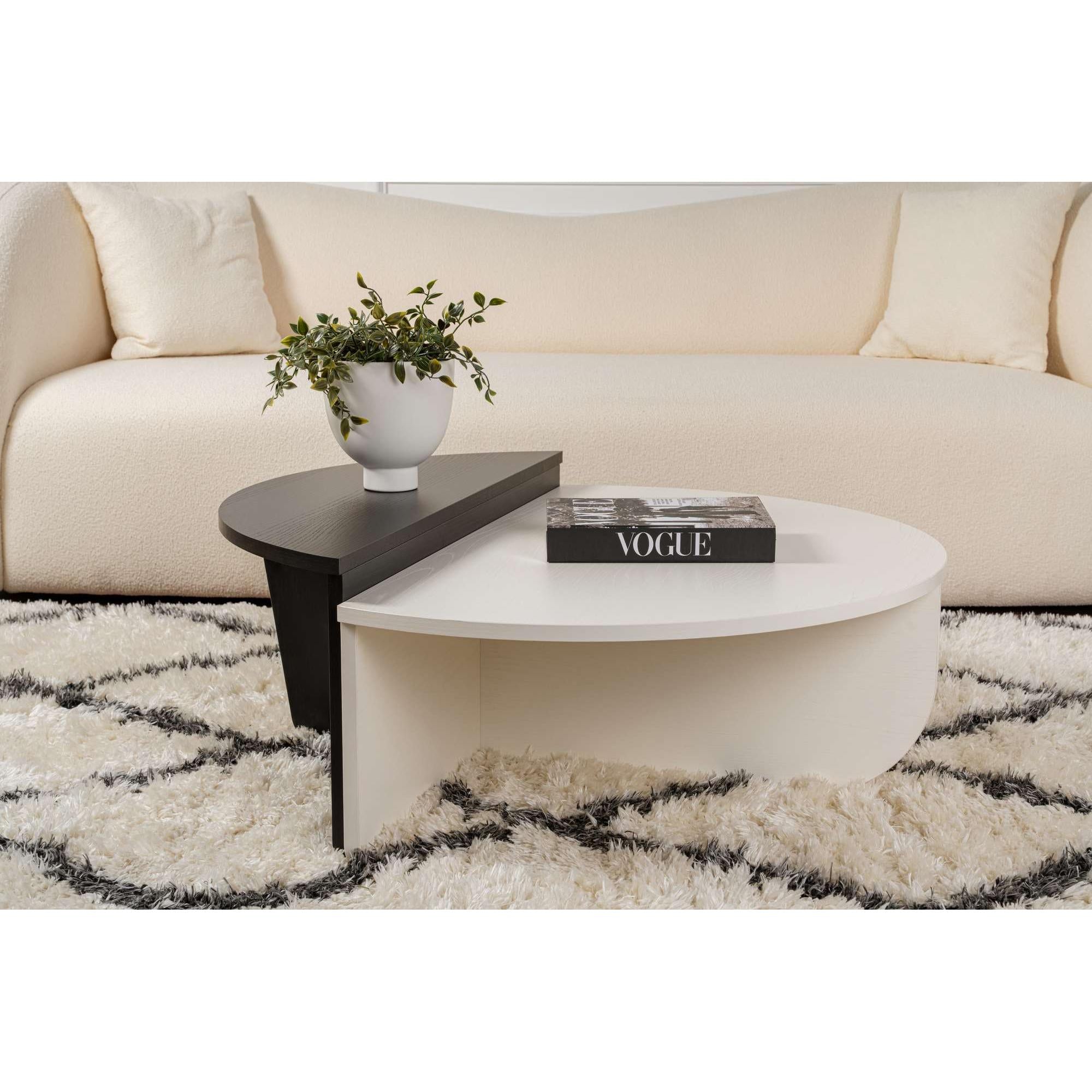 Stolić za kavu Orion - Wood White, Wood Black | AG-vitahome.hr