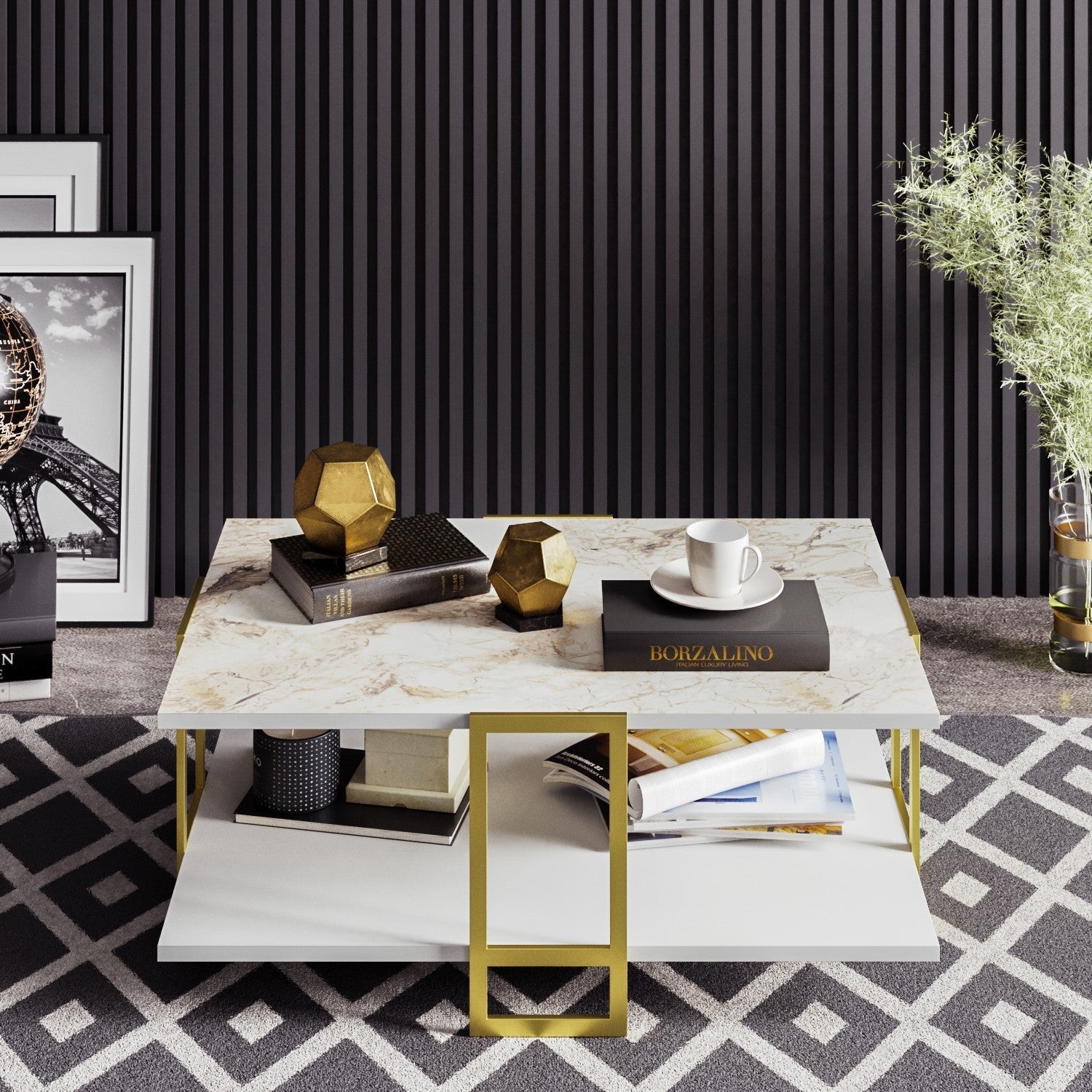 Stolić za kavu Polka - White | AG-vitahome.hr
