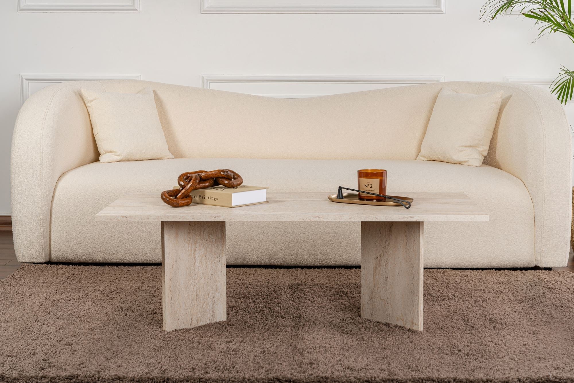 Stolić za kavu Sabin - Travertine | AG-vitahome.hr