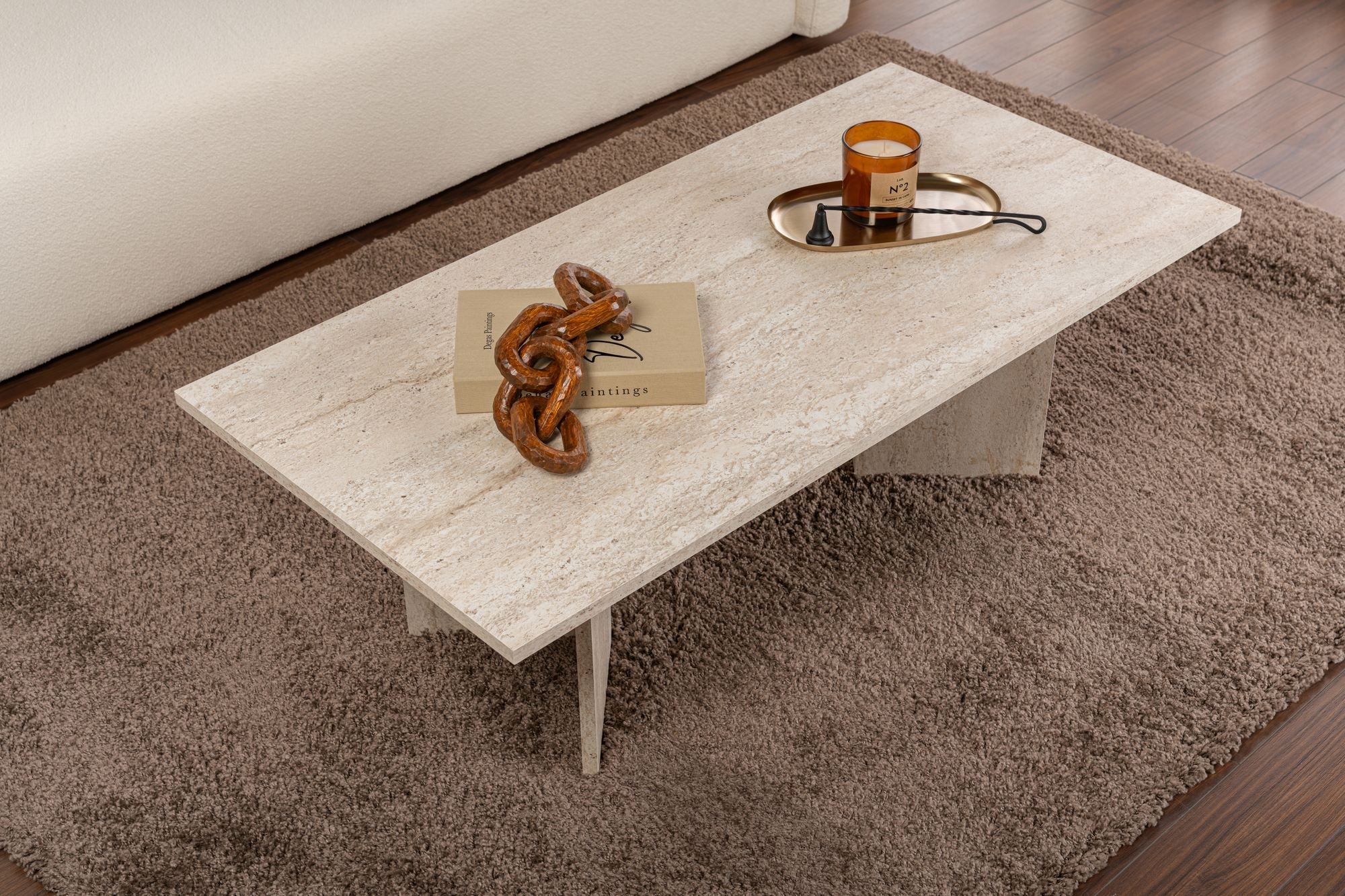 Stolić za kavu Sabin - Travertine | AG-vitahome.hr