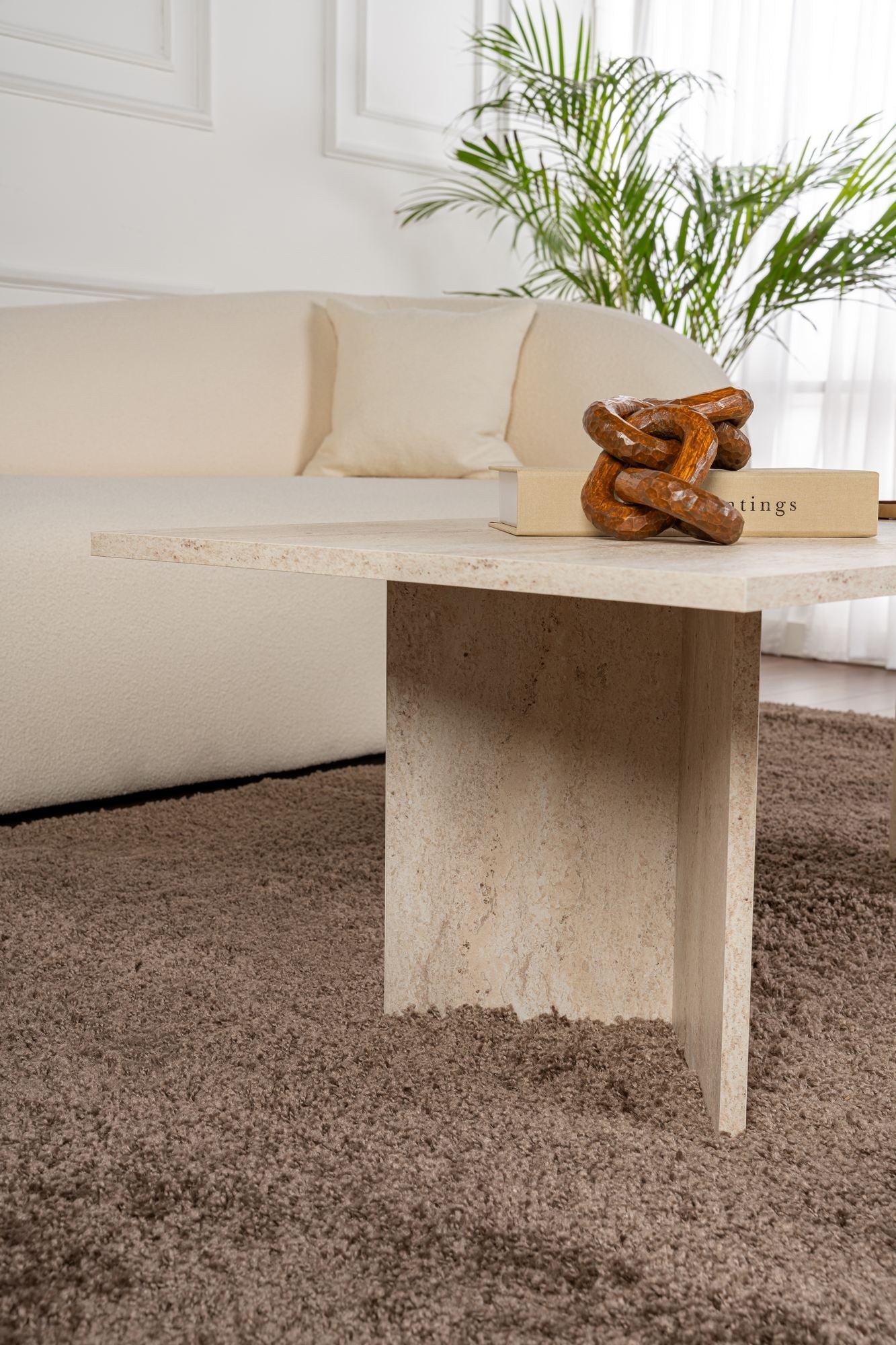 Stolić za kavu Sabin - Travertine | AG-vitahome.hr