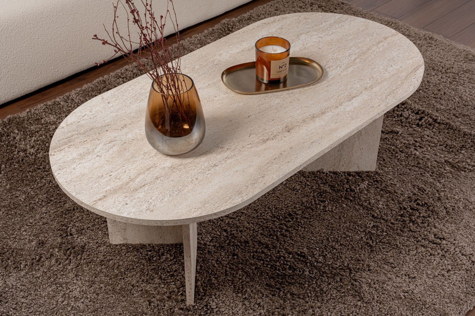 Stolić za kavu Sable - Travertine | AG-vitahome.hr