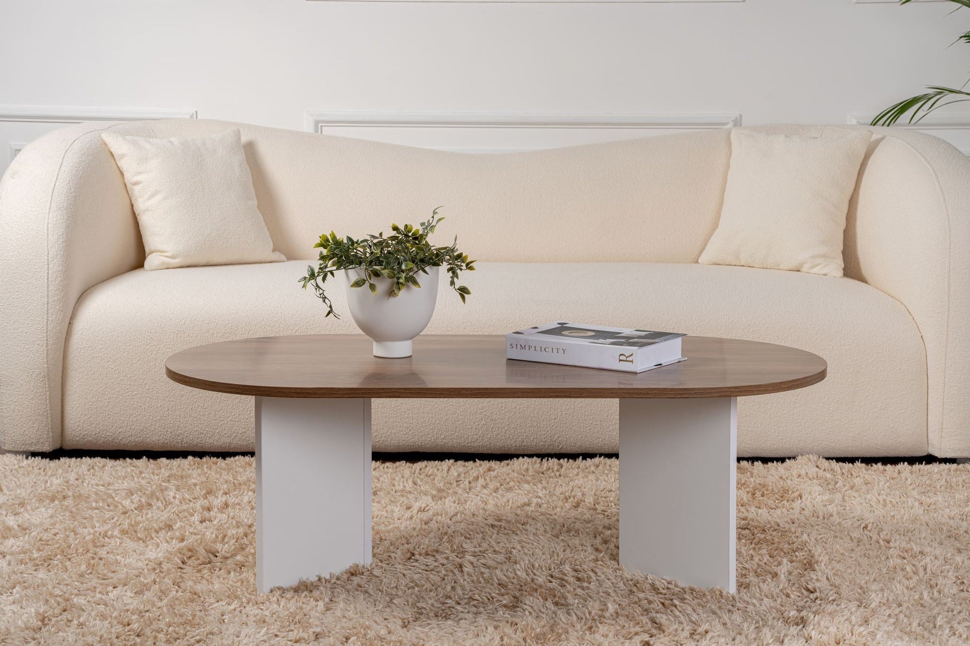 Stolić za kavu Sable - Walnut, White | AG-vitahome.hr