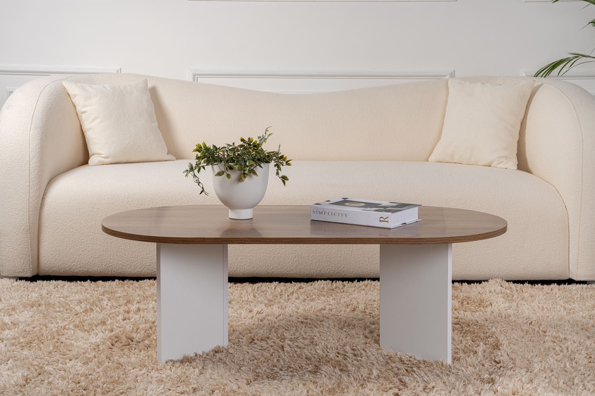 Stolić za kavu Sable - Walnut, White | AG-vitahome.hr