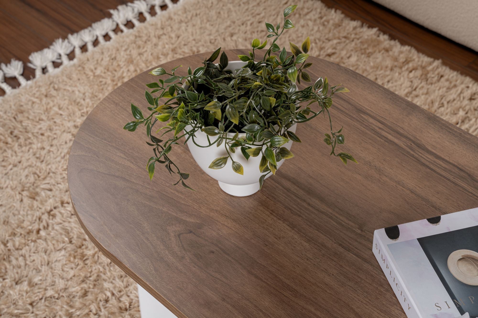 Stolić za kavu Sable - Walnut, White | AG-vitahome.hr