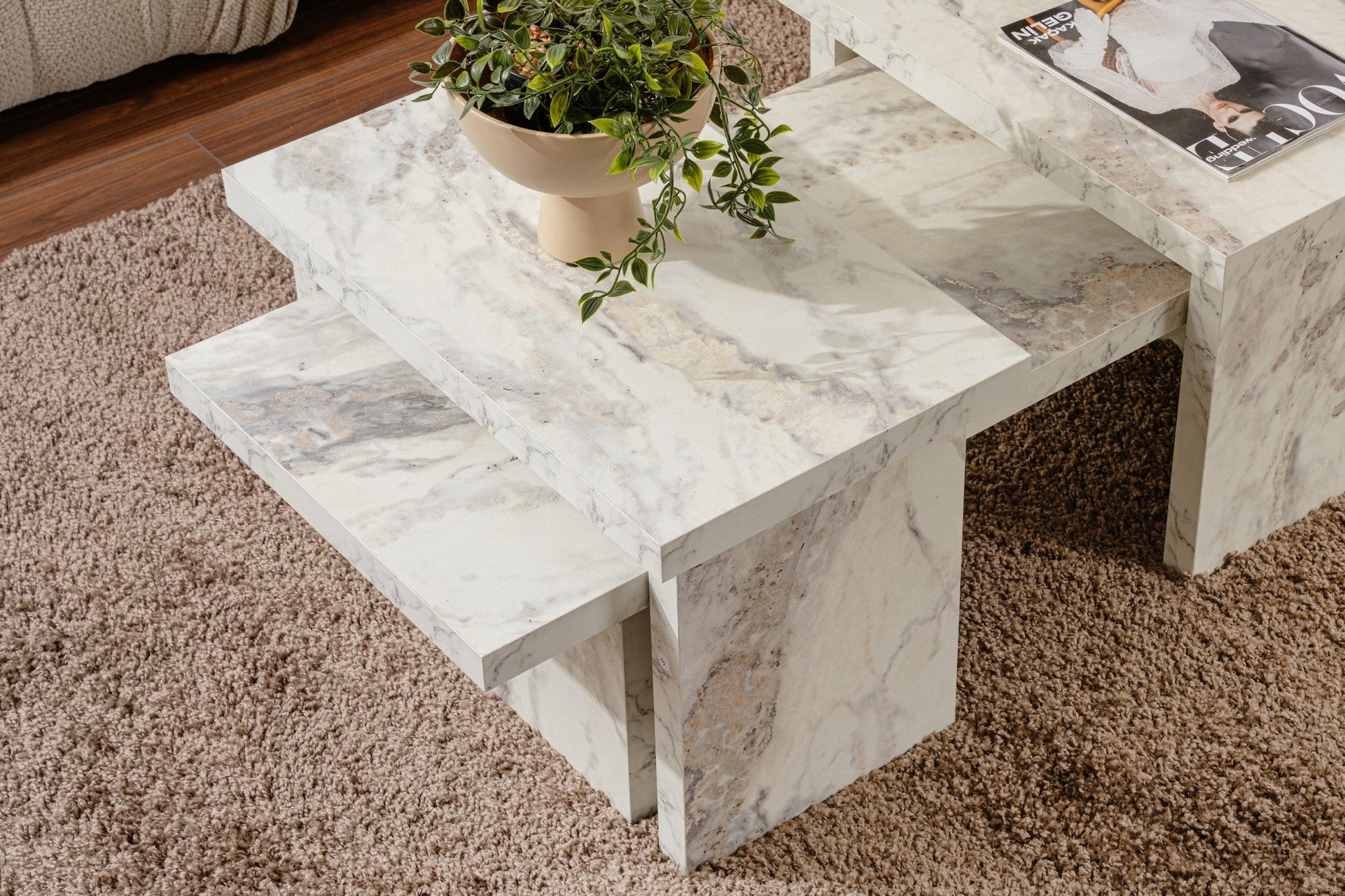 Stolić za kavu Sanctuary - Fressia Marble | AG-vitahome.hr