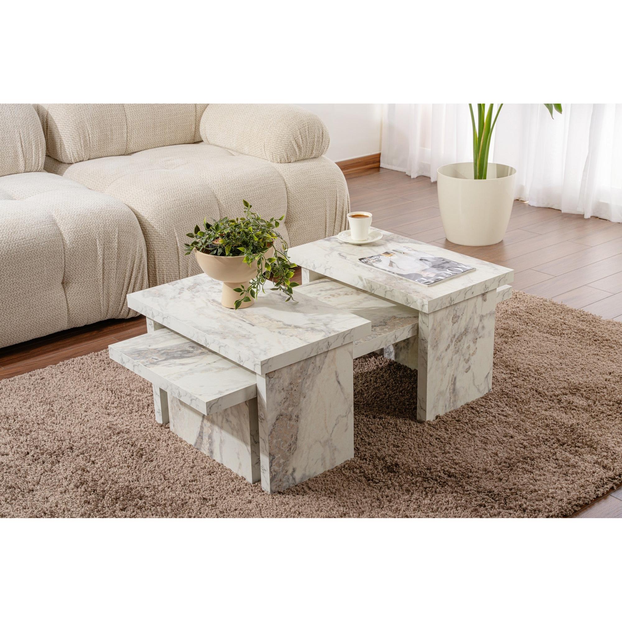 Stolić za kavu Sanctuary - Fressia Marble | AG-vitahome.hr