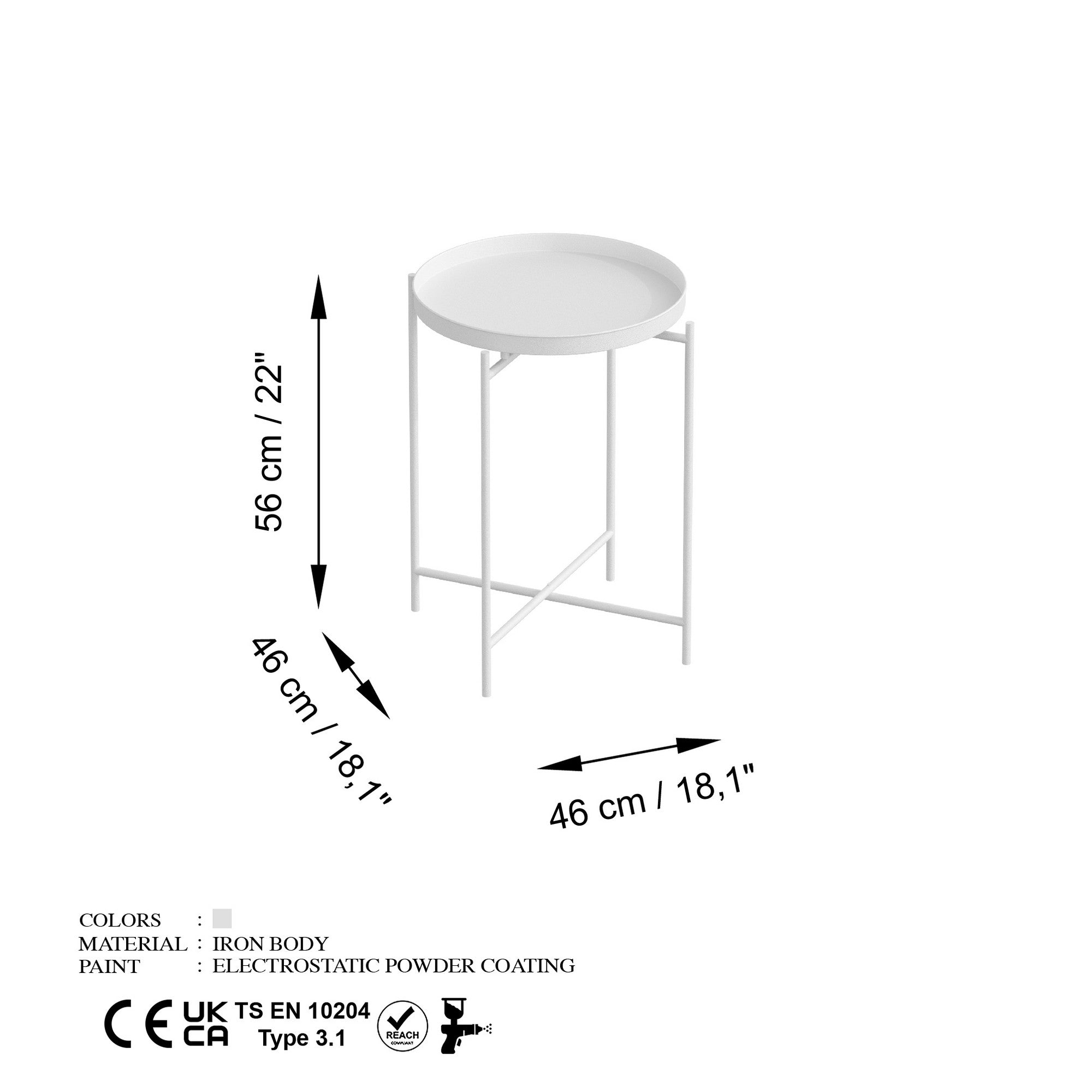 Stolić za kavu Shb-007-B | AG-vitahome.hr
