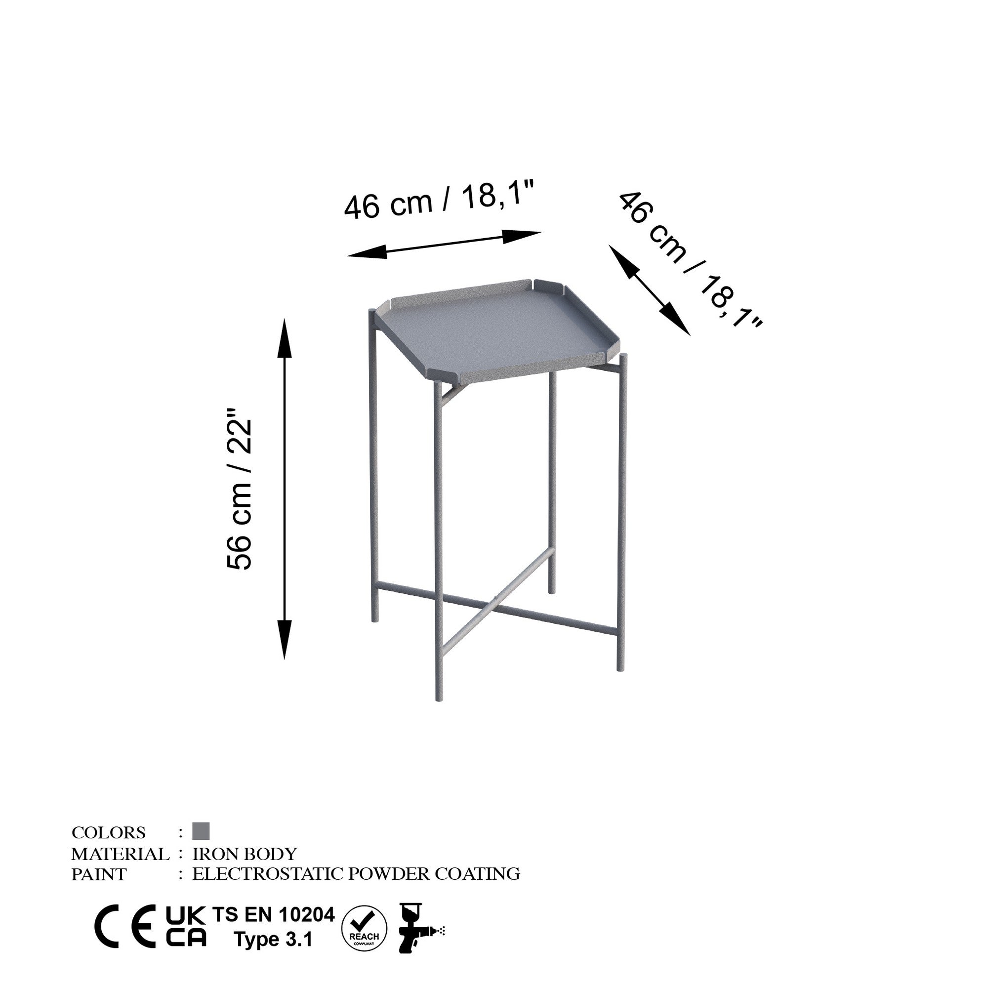 Stolić za kavu Shb-008-C | AG-vitahome.hr