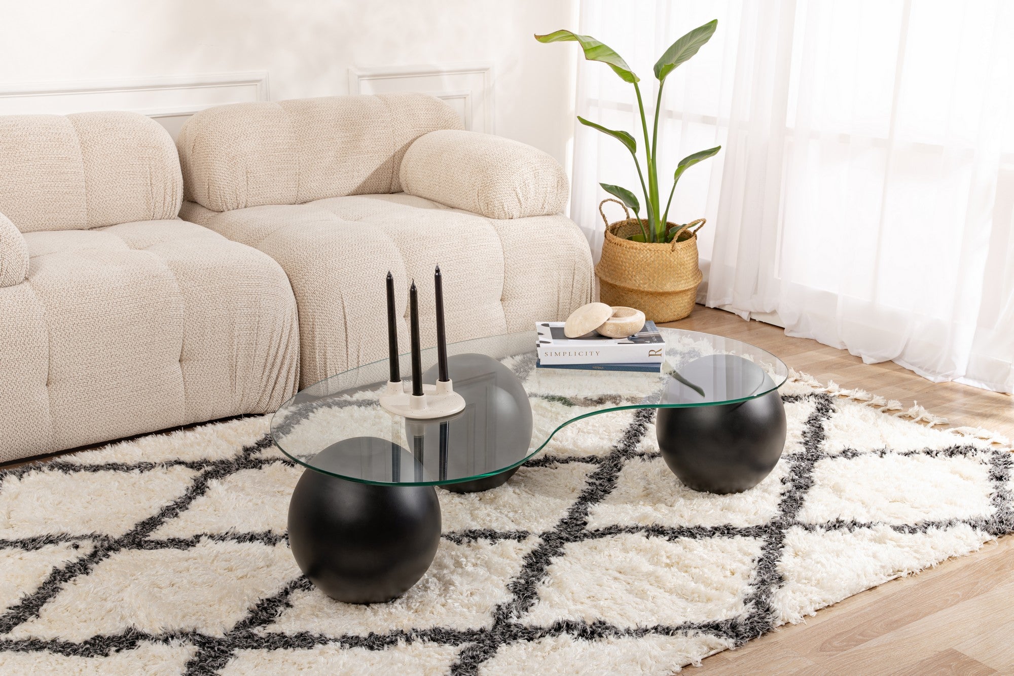 Stolić za kavu Sphere - Black | AG-vitahome.hr