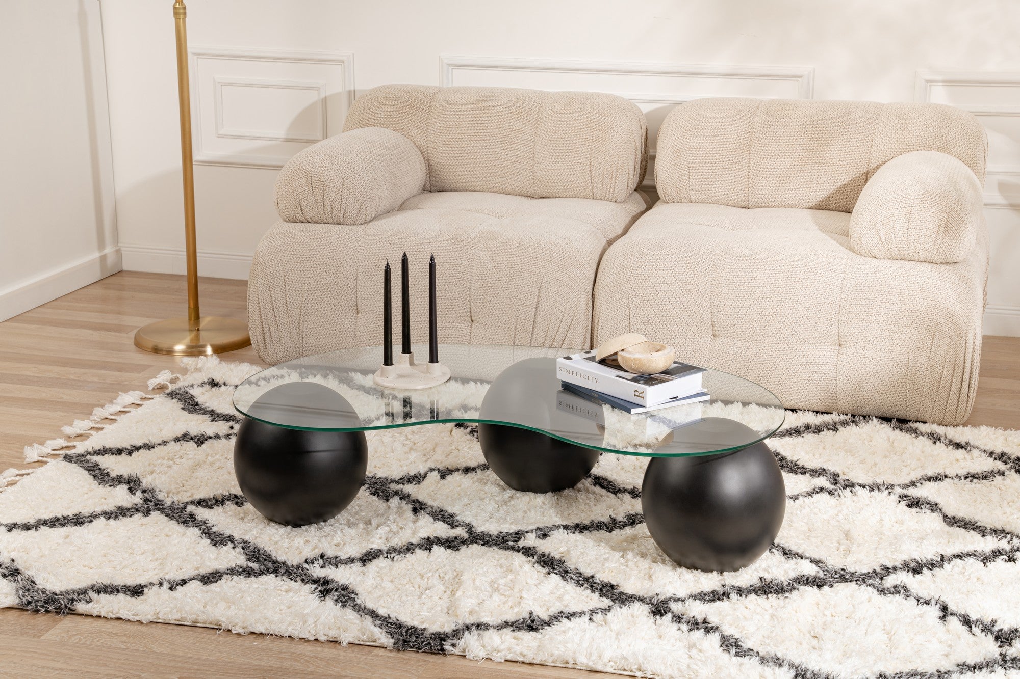 Stolić za kavu Sphere - Black | AG-vitahome.hr