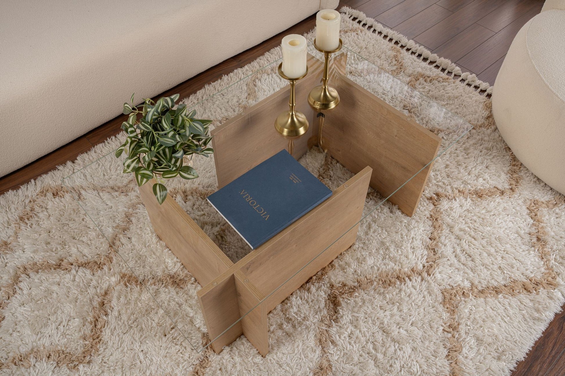 Stolić za kavu Vetrino - Honey Oak | AG-vitahome.hr