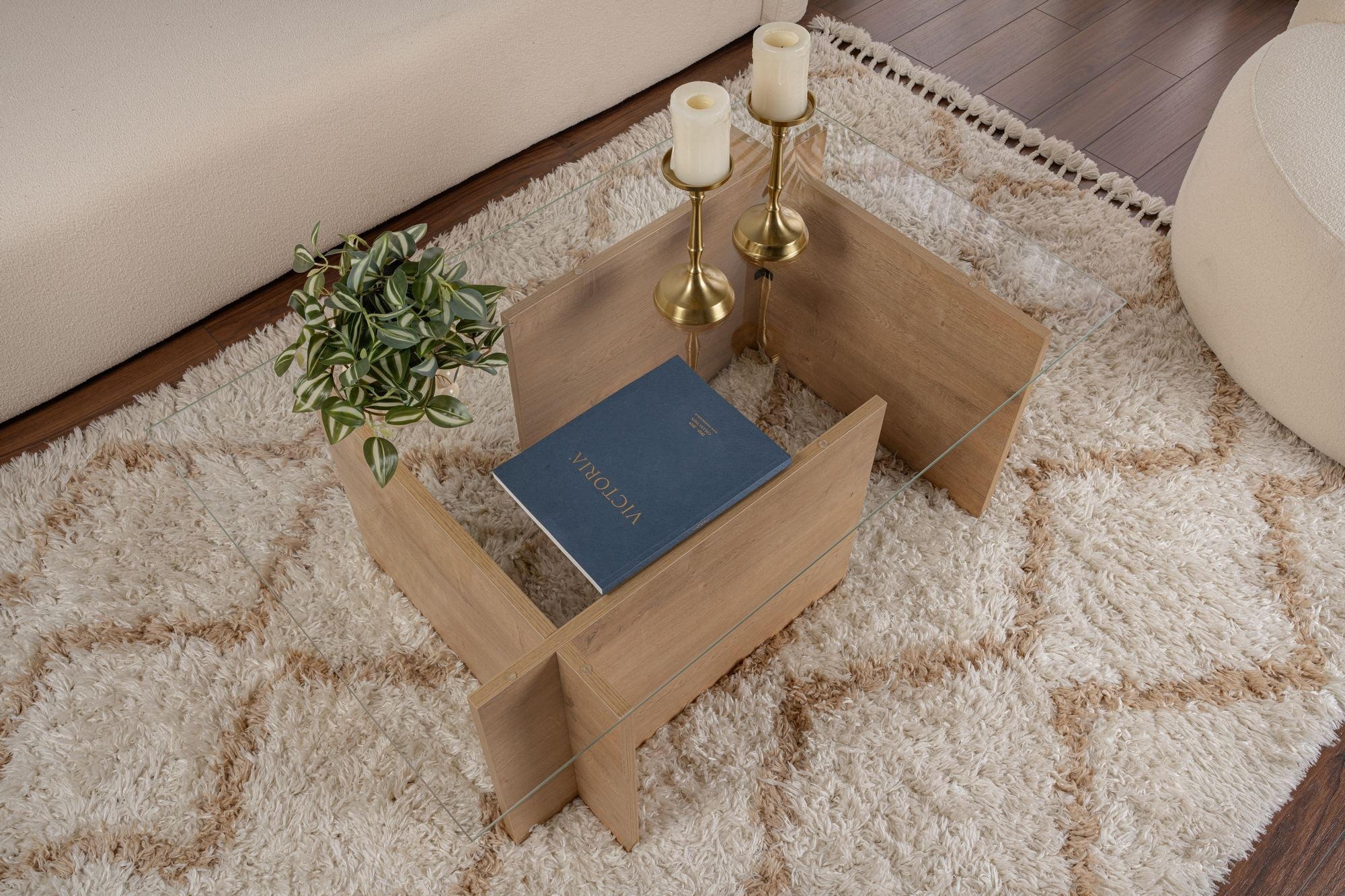 Stolić za kavu Vetrino - Honey Oak | AG-vitahome.hr