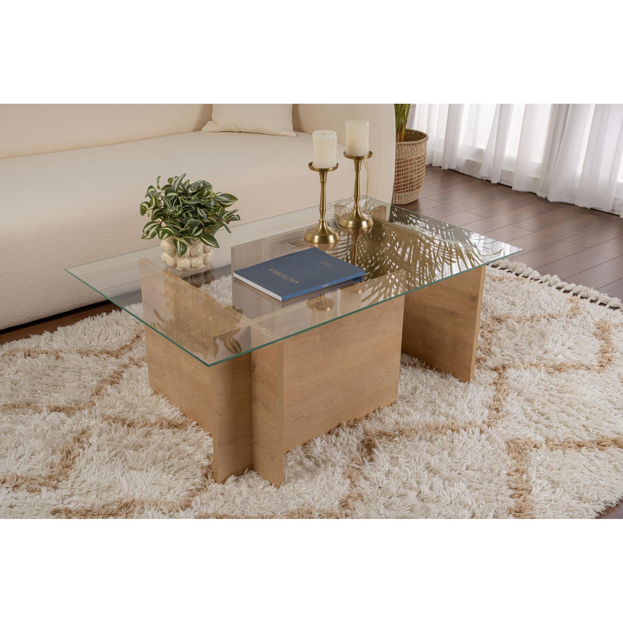 Stolić za kavu Vetrino - Honey Oak | AG-vitahome.hr