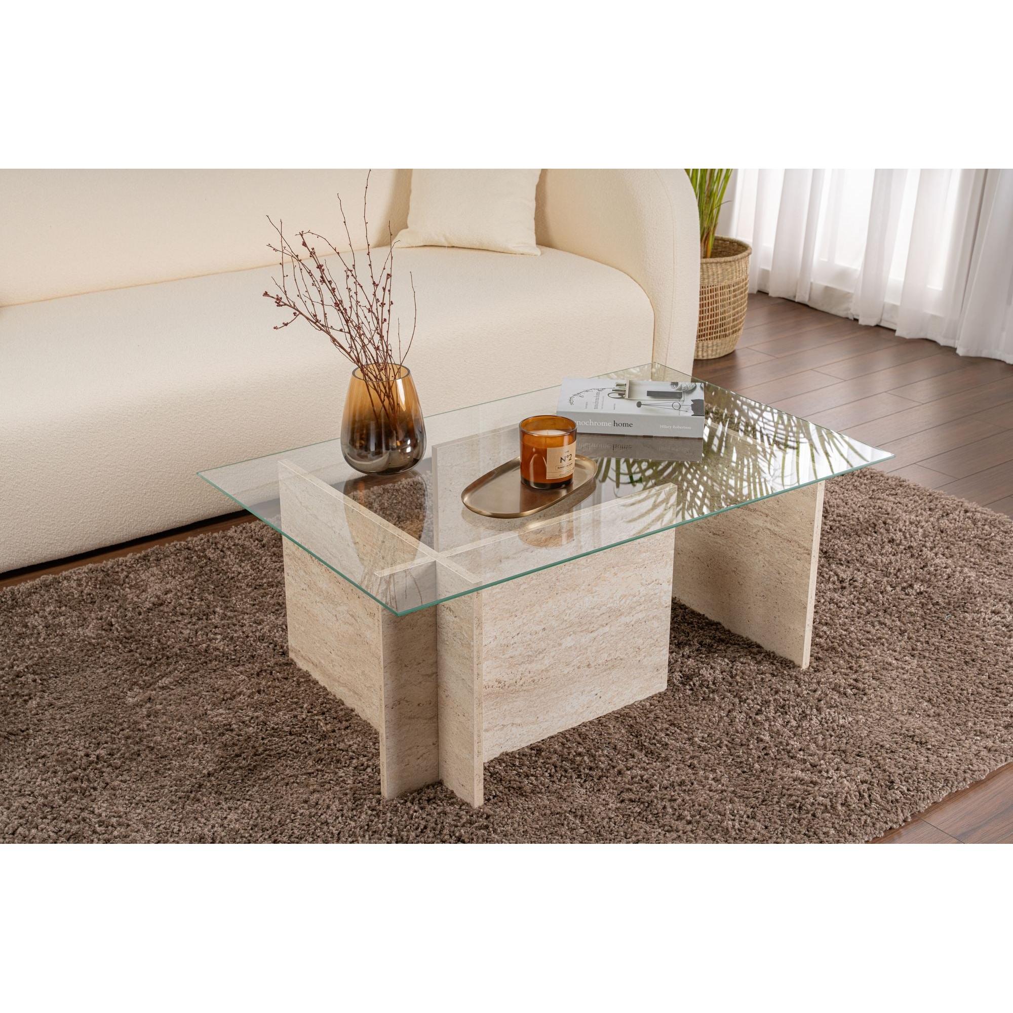 Stolić za kavu Vetrino - Travertine | AG-vitahome.hr