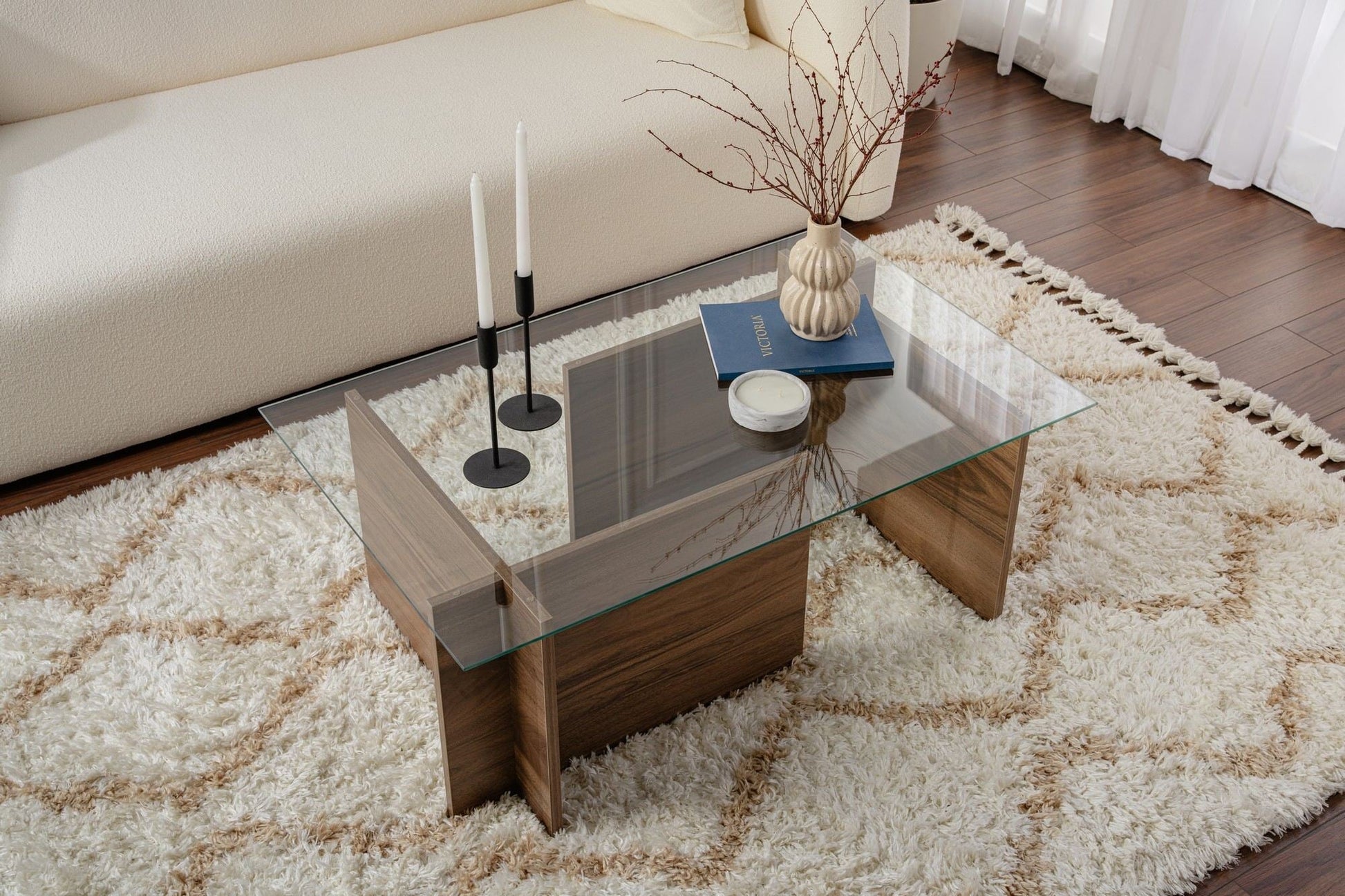 Stolić za kavu Vetrino - Walnut | AG-vitahome.hr