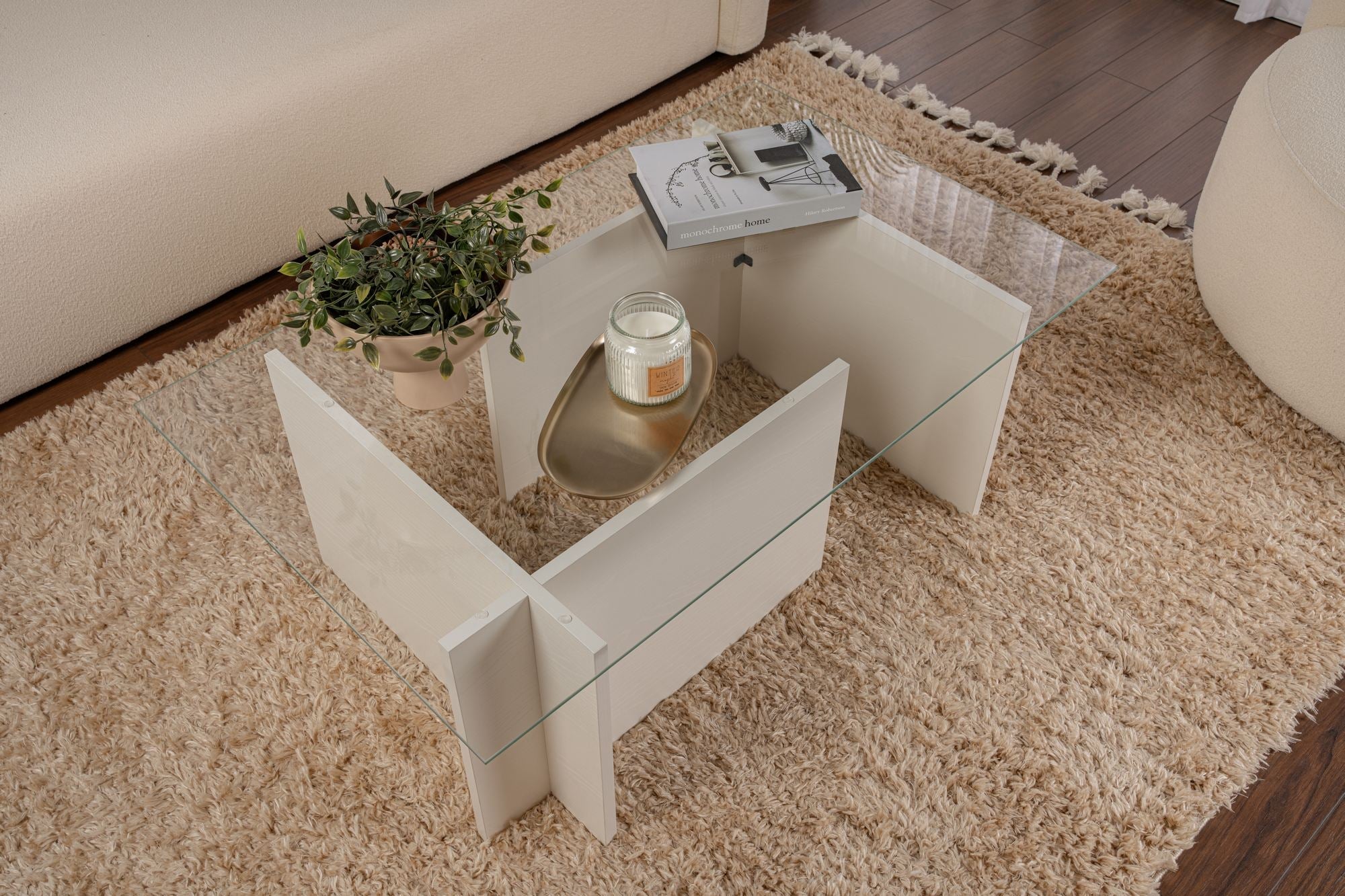 Stolić za kavu Vetrino - Wooden White | AG-vitahome.hr