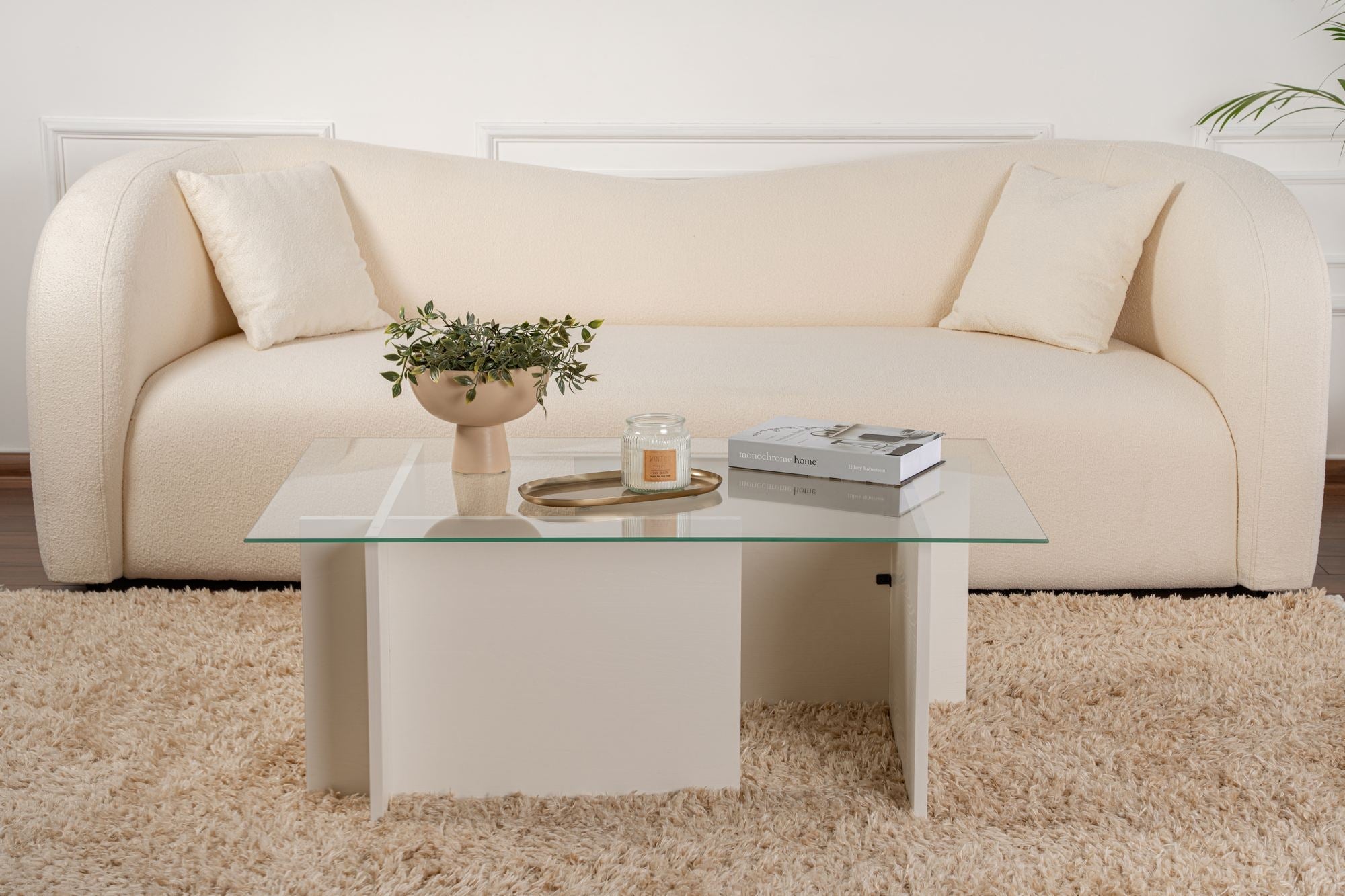 Stolić za kavu Vetrino - Wooden White | AG-vitahome.hr