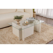 Stolić za kavu Vetrino - Wooden White | AG-vitahome.hr