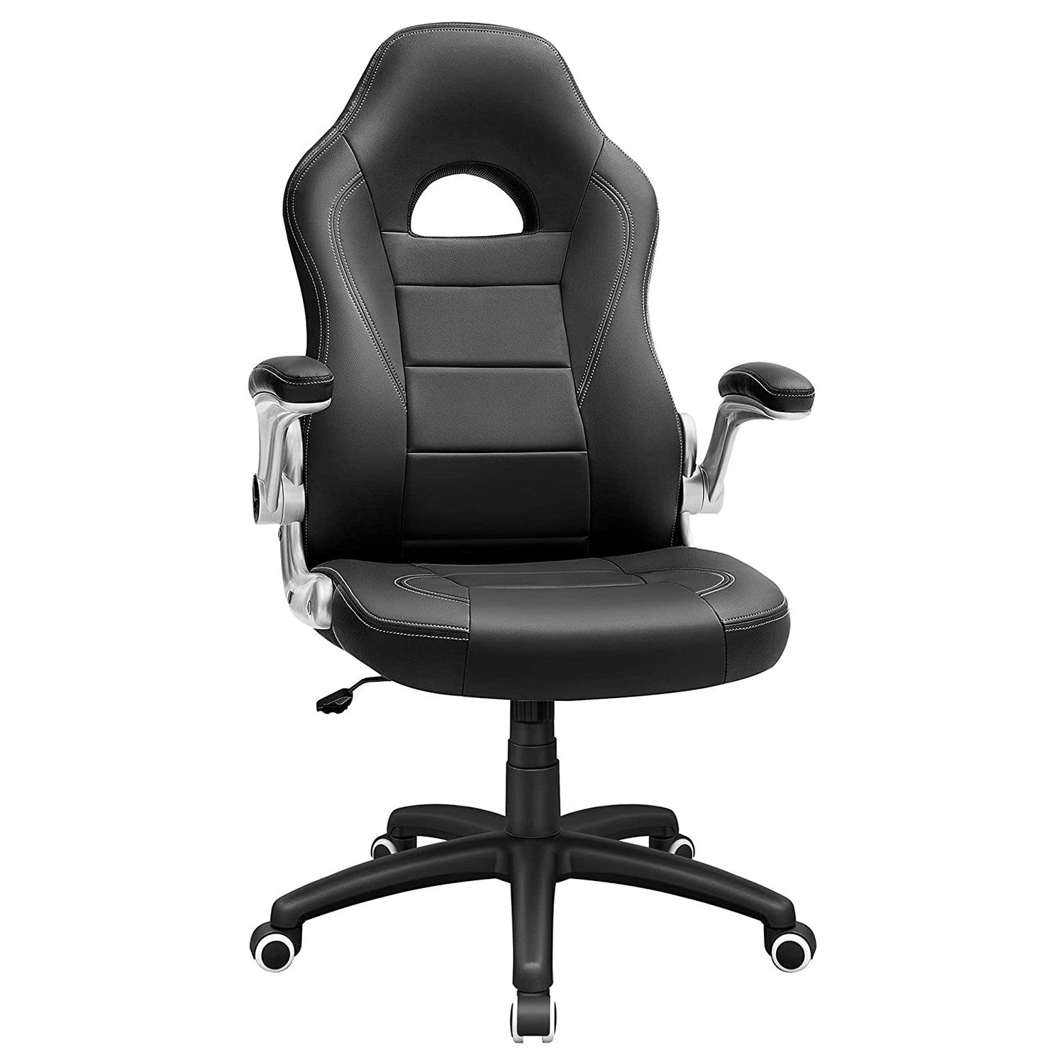 Stolica, ergonomska uredska stolica sa sklopivim naslonima za ruke i visokim naslonom | SONGMICS-vitahome.hr