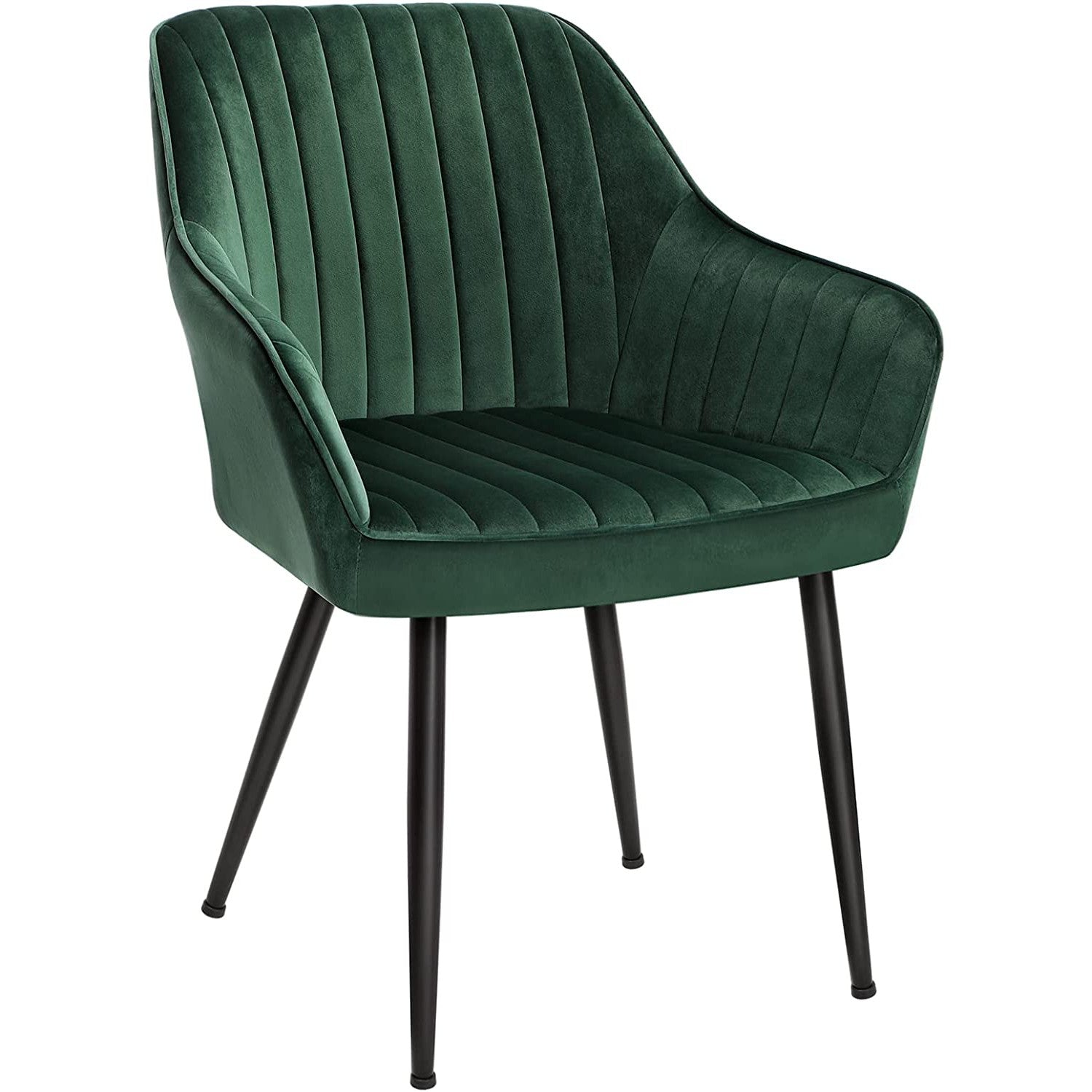 Stolica za blagovaonu s baršunastom navlakom, 60 x 62,5 x 85 cm, zelena | SONGMICS-vitahome.hr