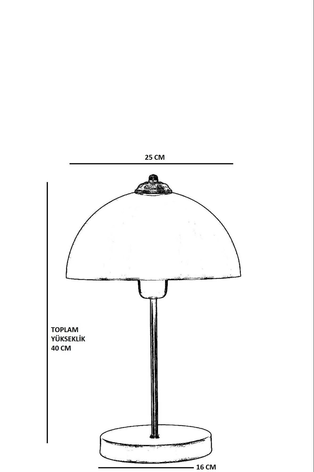 Stolna lampa 8754-1 | AG-vitahome.hr