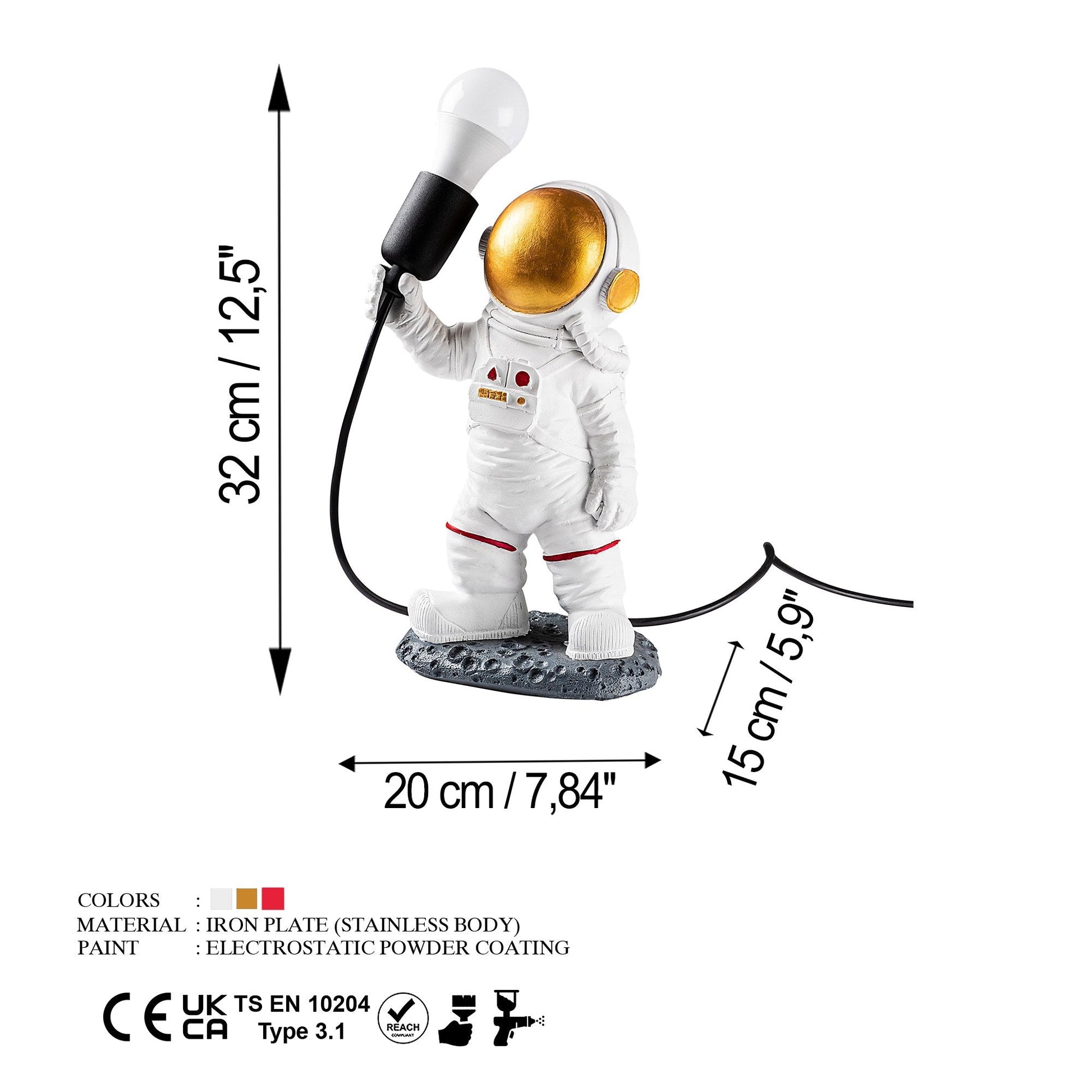 Stolna lampa Astronaut - 1 | AG-vitahome.hr