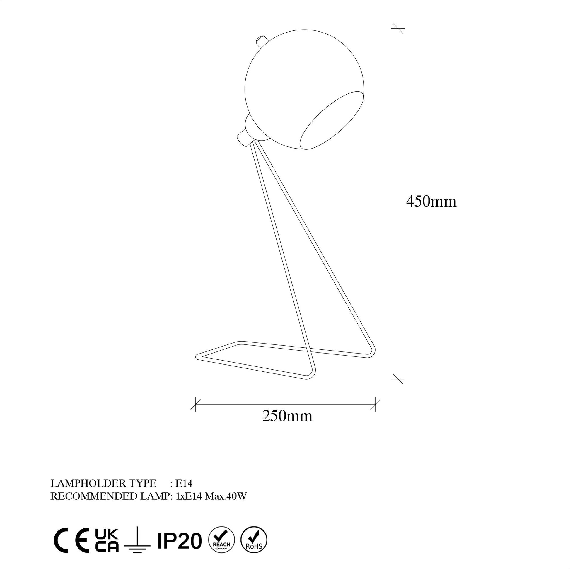 Stolna lampa Mixed - 11495 | AG-vitahome.hr