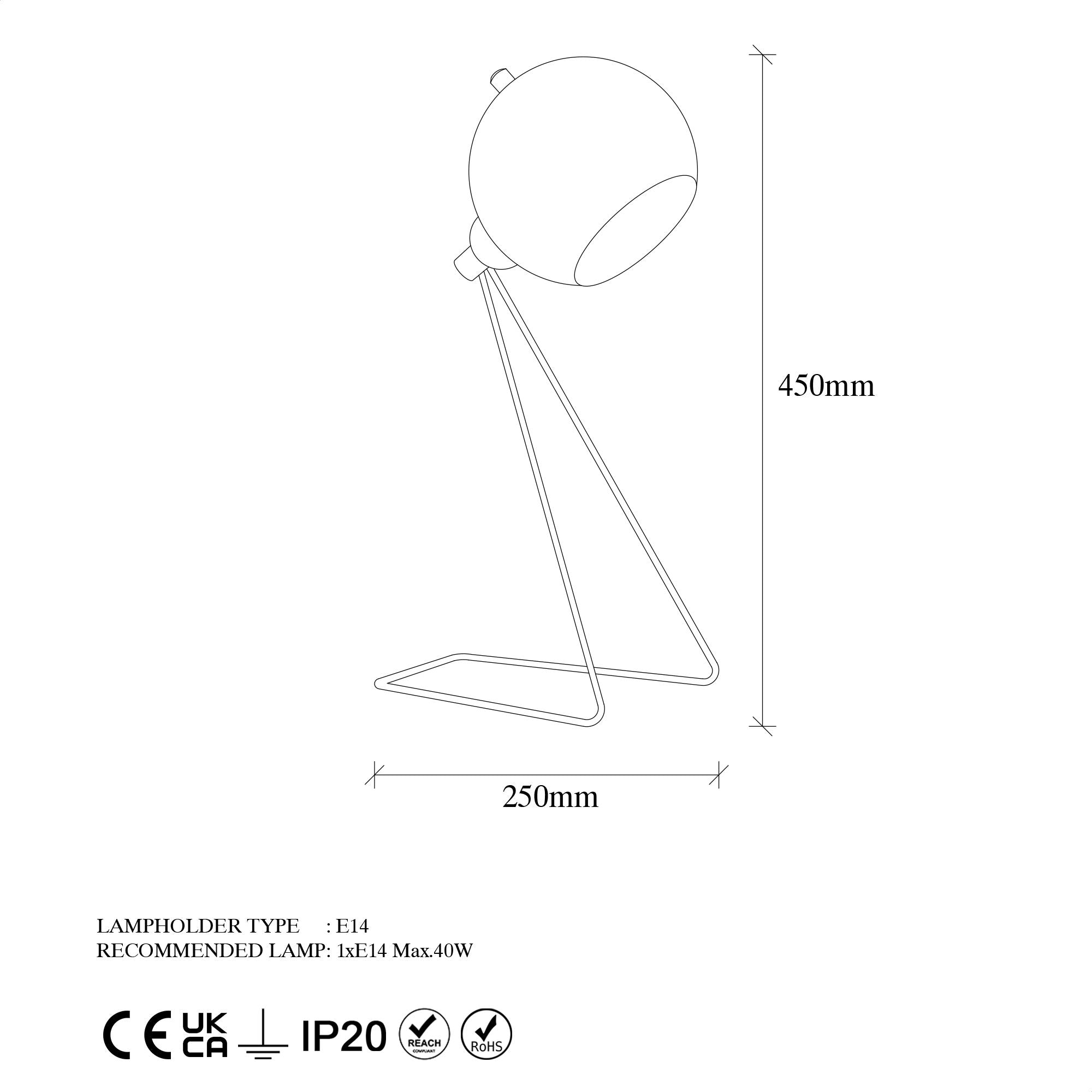 Stolna lampa Mixed - 11495 | AG-vitahome.hr