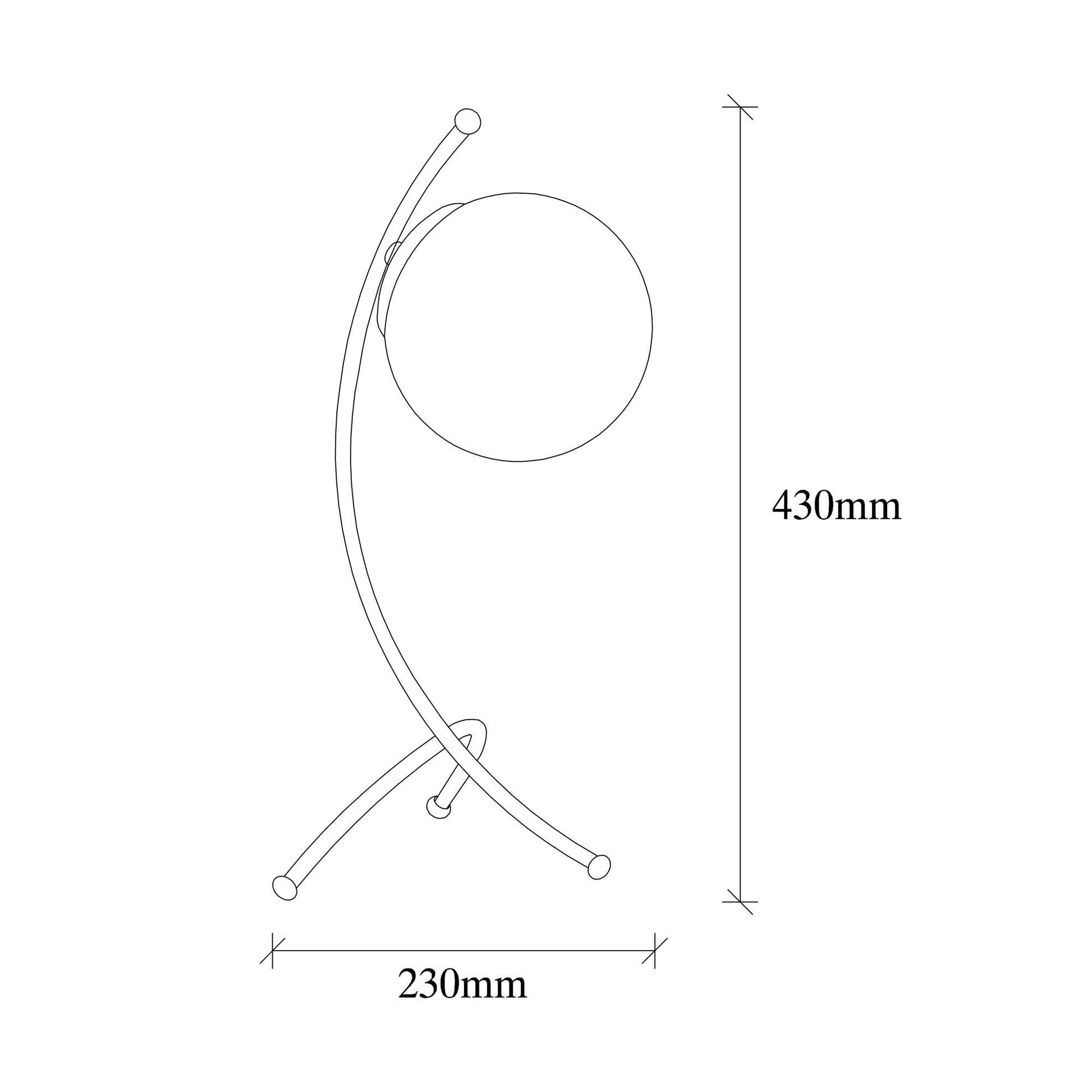 Stolna lampa Yay - 5012 | AG-vitahome.hr