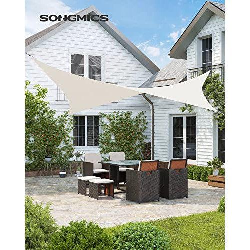 Sunčano jedro 2 x 3 m, vodootporna s 93% UV zaštite, bijele boje | SONGMICS-vitahome.hr