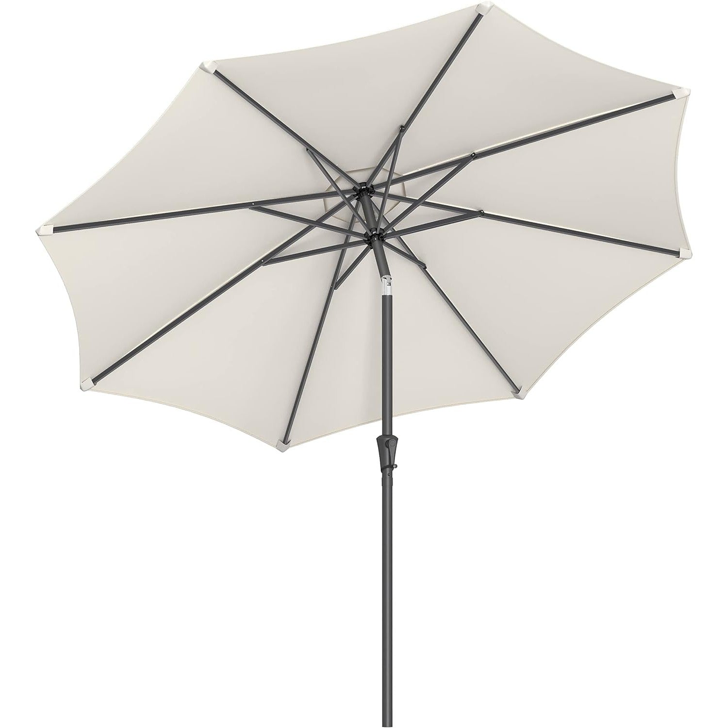 Suncobran 300 cm, UPF 50+, s nagibom od 30° na obje strane, bež boje | SONGMICS-vitahome.hr