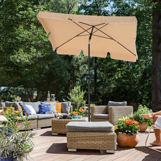 Suncobran pravokutnog oblika s UV zaštitom 50+, 240 x 125 cm-SONGMICS-Vita Home