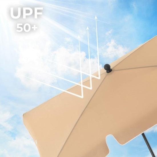 Suncobran pravokutnog oblika s UV zaštitom 50+, 240 x 125 cm-SONGMICS-Vita Home