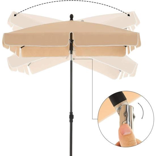 Suncobran pravokutnog oblika s UV zaštitom 50+, 240 x 125 cm-SONGMICS-Vita Home
