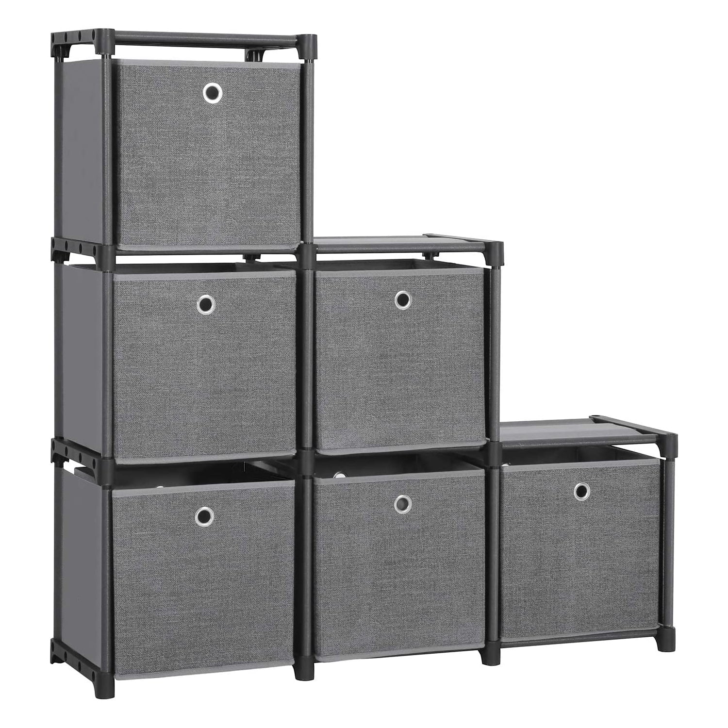 Sustav za pohranu sa 6 kutija od tkanine, 105 x 30 x 105 | SONGMICS-vitahome.hr