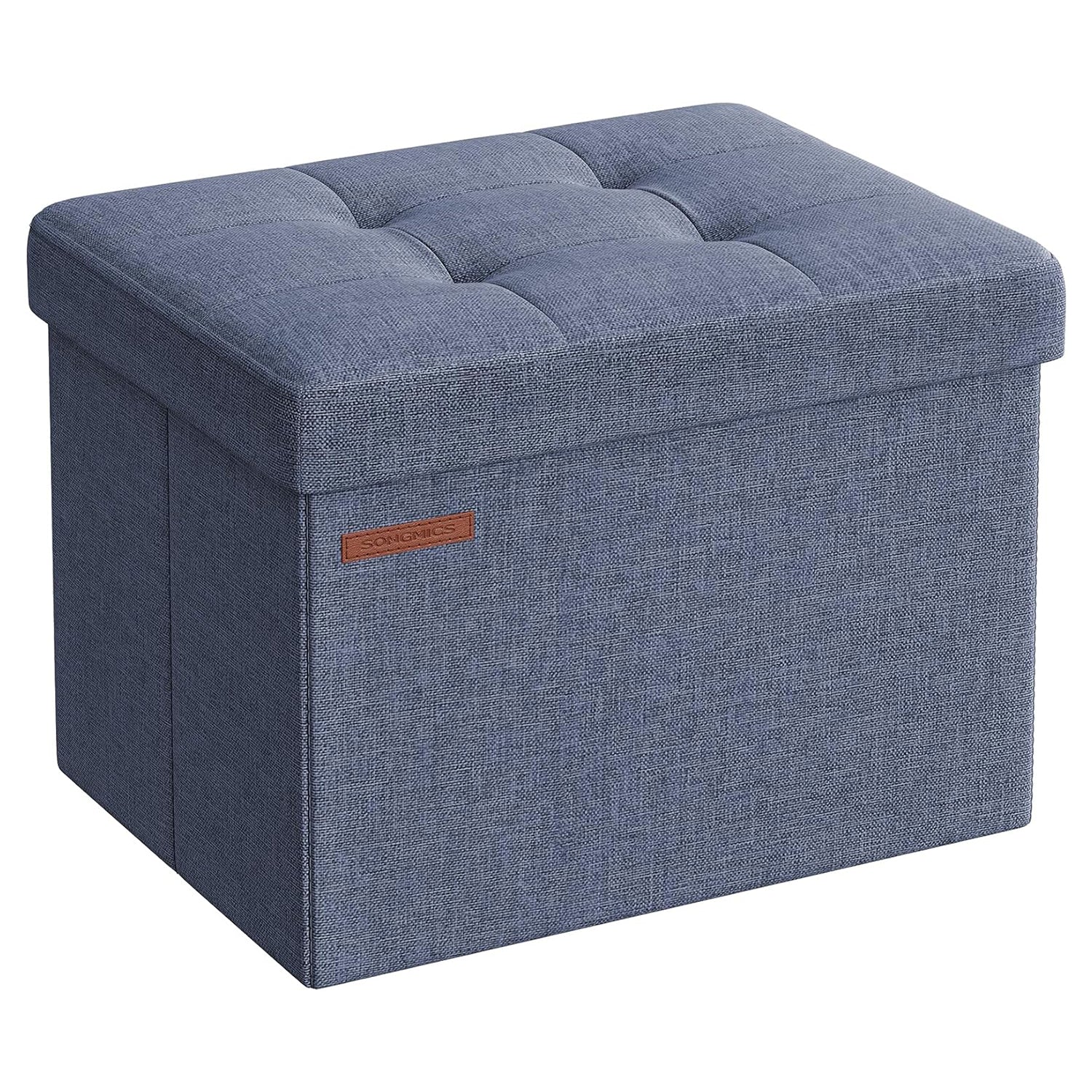 Tabure s prostorom za pohranu, 31 x 41 x 31 cm, svijetlo plavi | SONGMICS-vitahome.hr