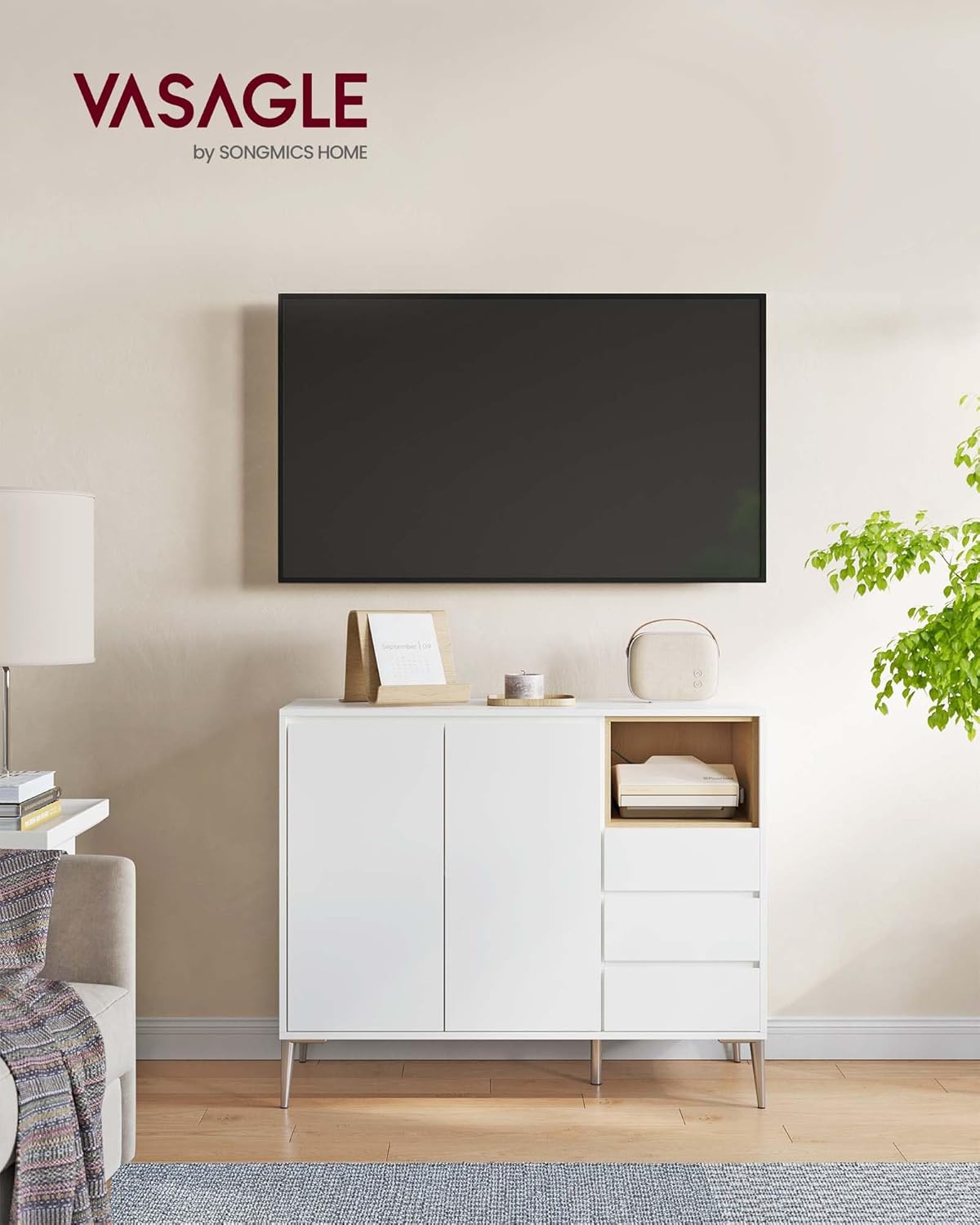 Tanjurska vitrina 40 × 103,5 × 85 cm, u boji oblaka