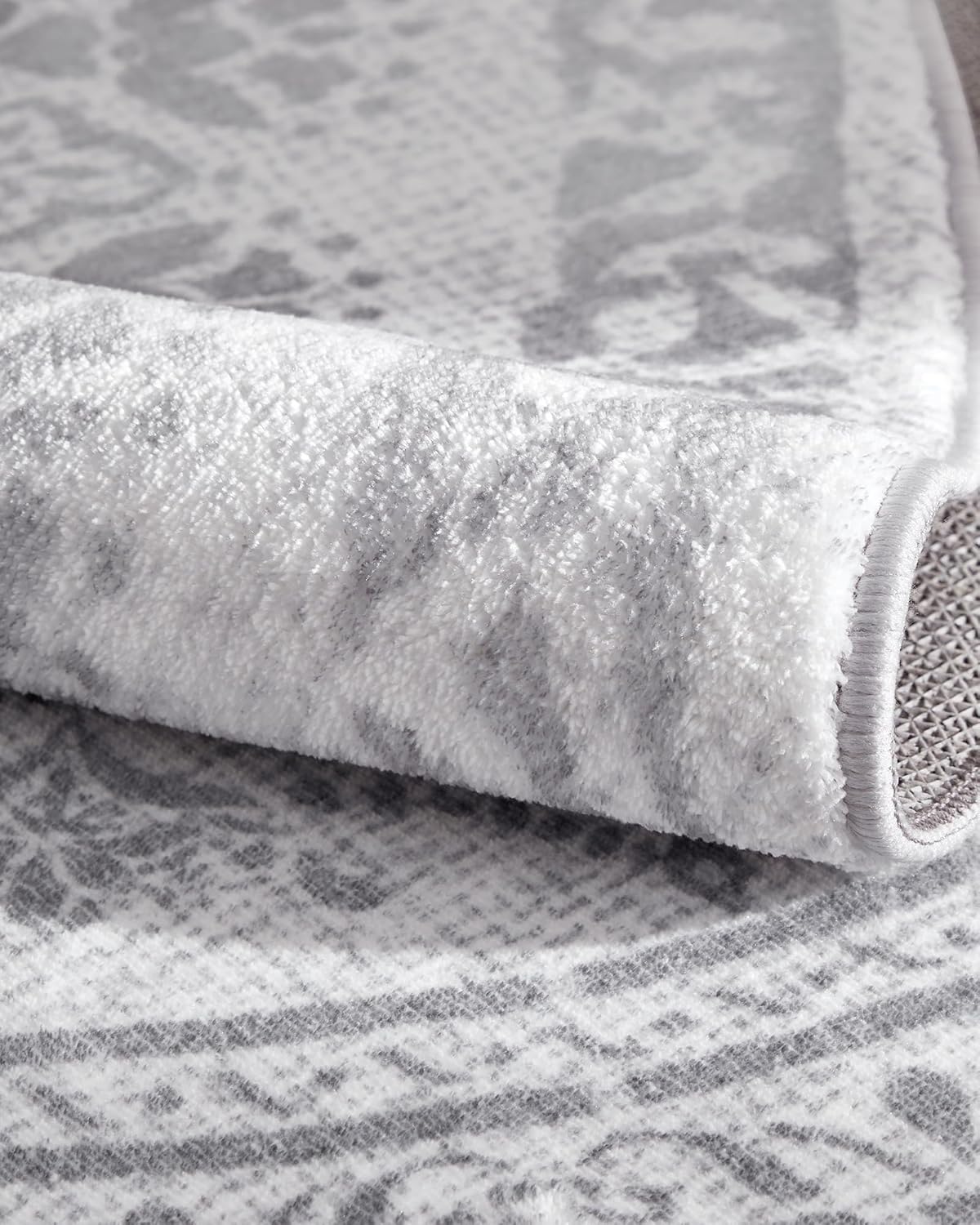 Tepih za dnevni boravak, promjer 160 cm, sivi