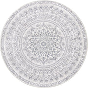 Tepih za dnevni boravak, promjer 160 cm, sivi